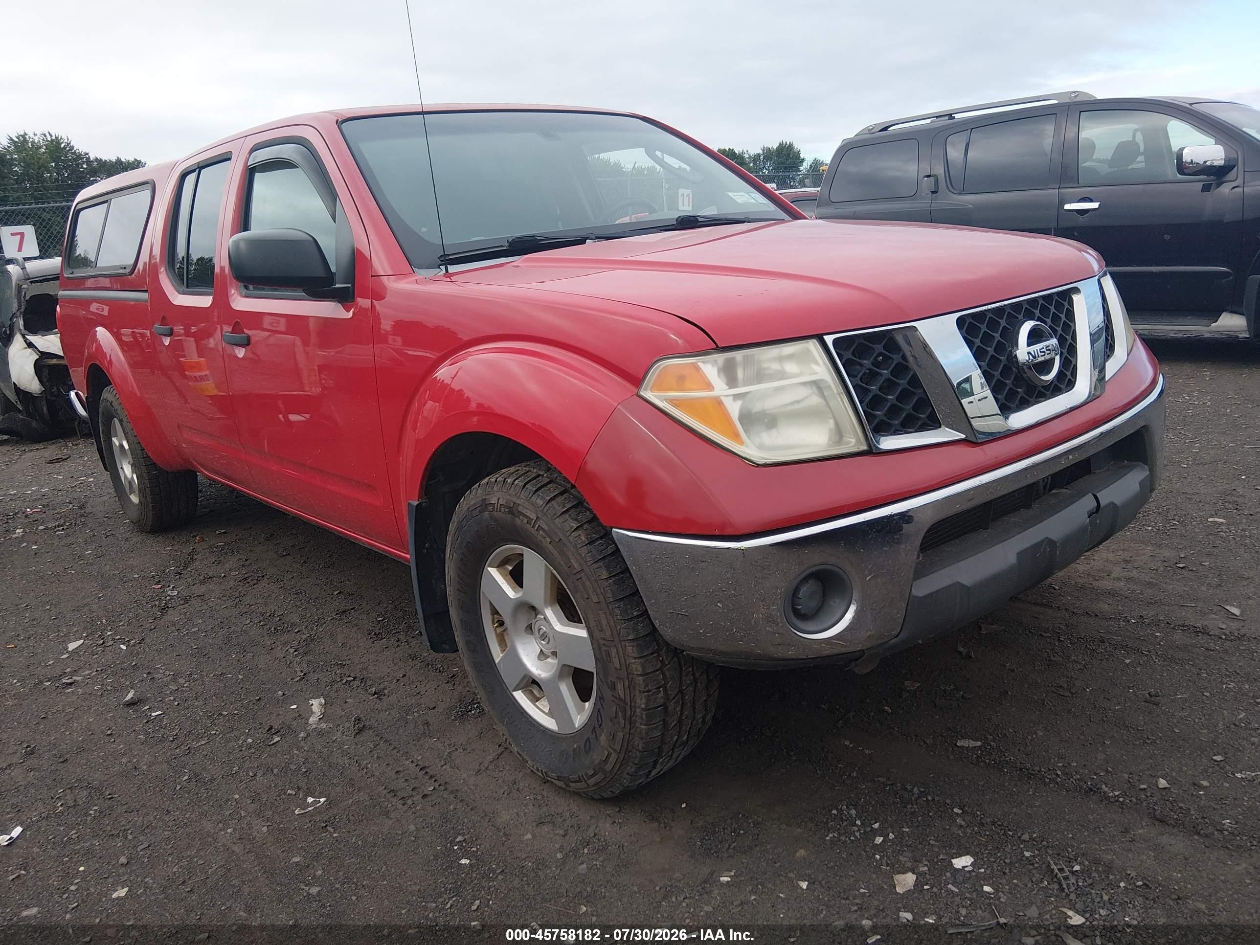 2008 Nissan Frontier SE, VIN 1N6AD09W68C404928 — Normal wear