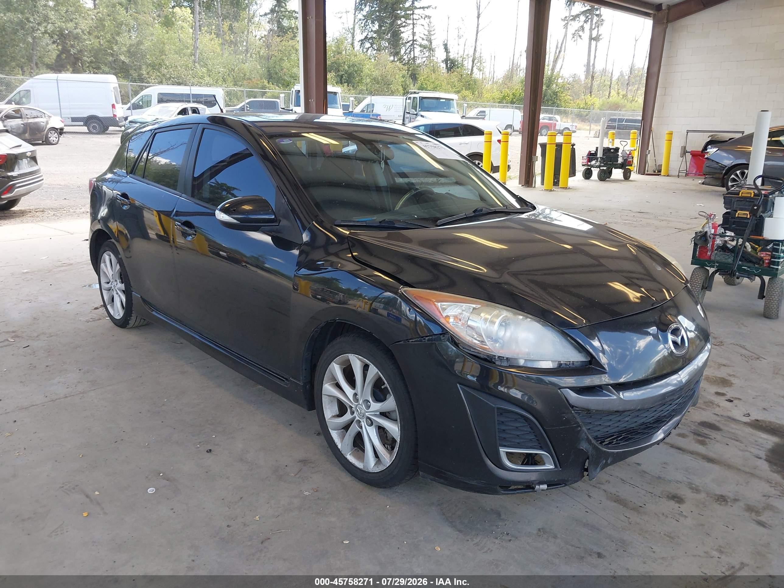 2010 Mazda 3 S Grand Touring, VIN JM1BL1H54A1236314 — Front end