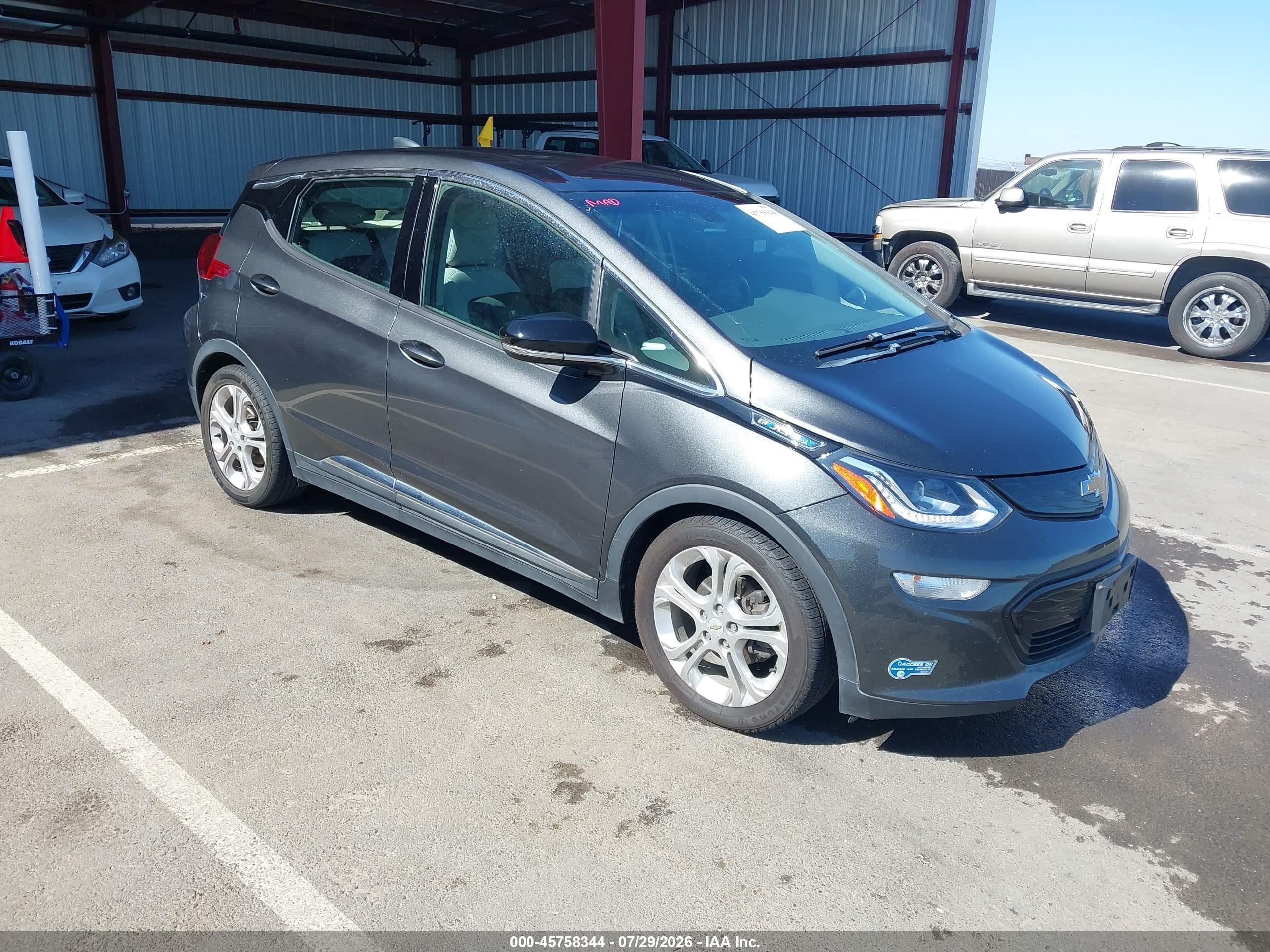 2021 Chevrolet Bolt EV LT, VIN 1G1FW6S00M4108487 — Не указано