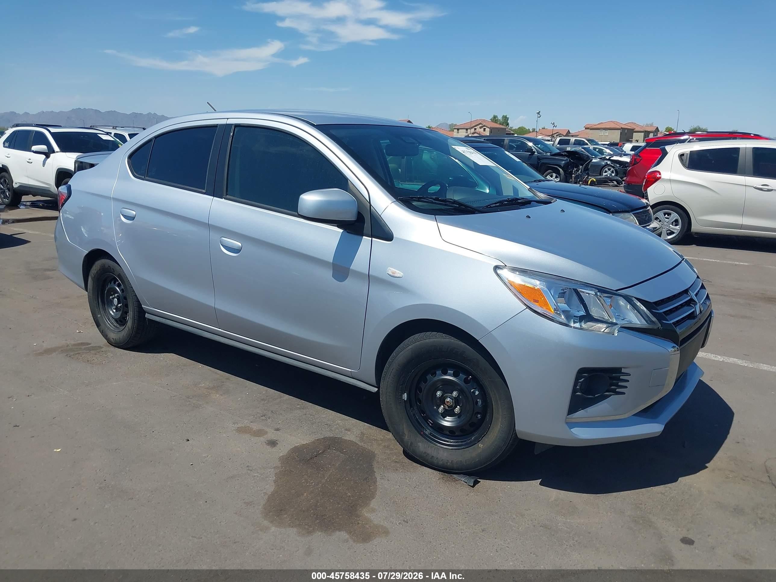 2024 Mitsubishi Mirage ES, VIN ML32FUFJXRHF19544 — Зад