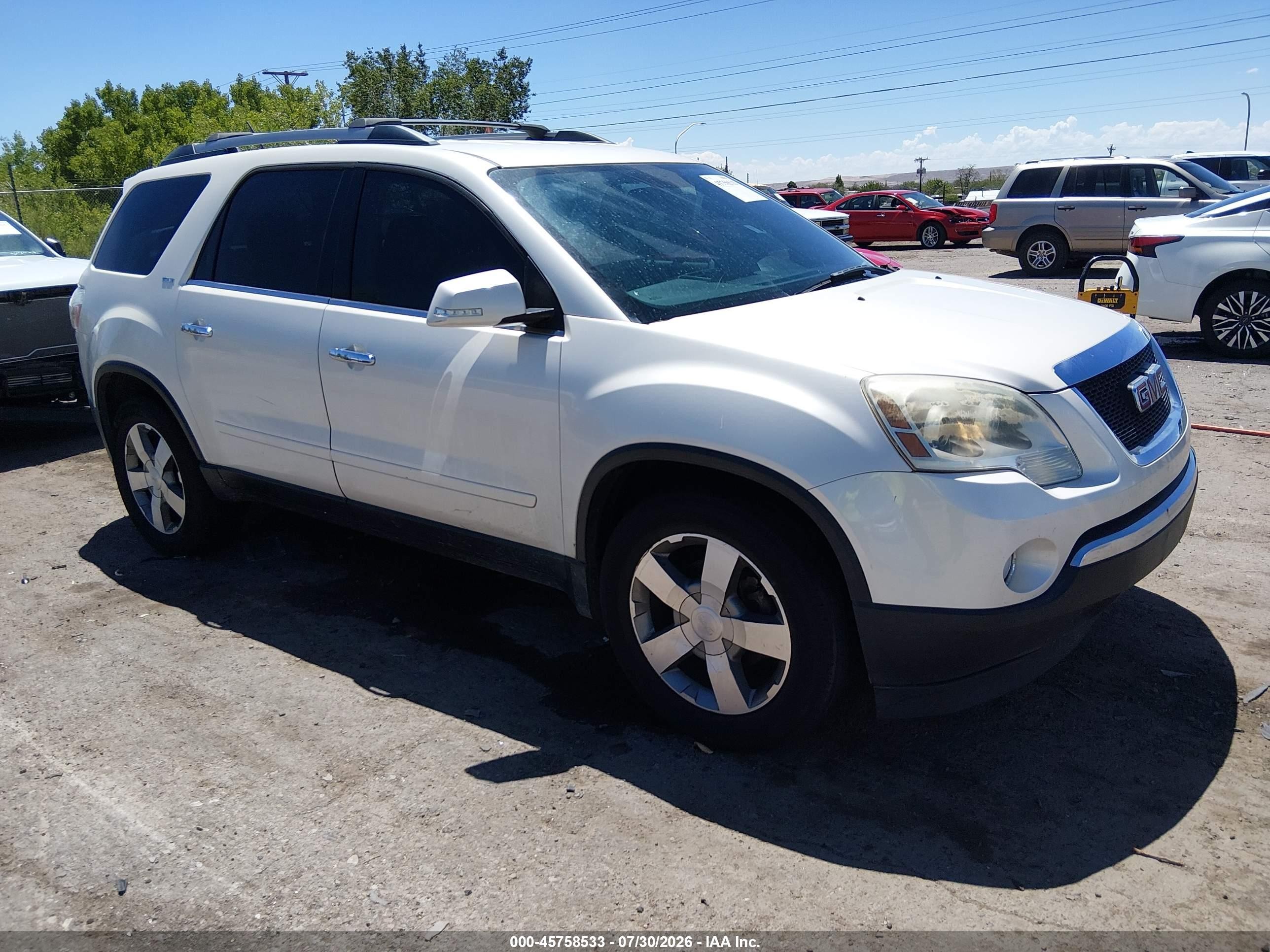 2012 GMC Acadia SLT1, VIN 1GKKVRED8CJ323774 — Normal wear