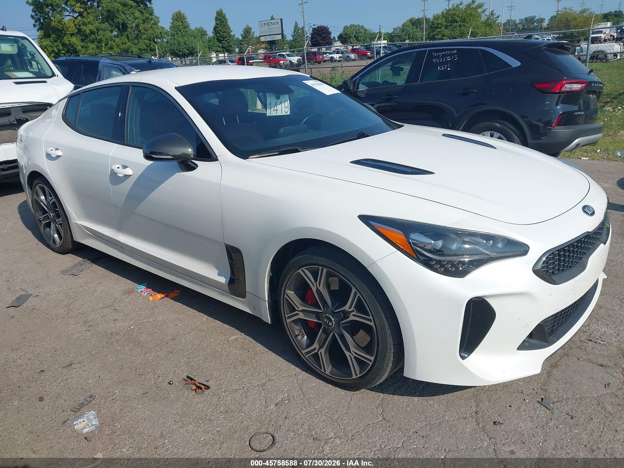 2020 Kia Stinger GT, VIN KNAE35LC9L6079232 — Normal wear