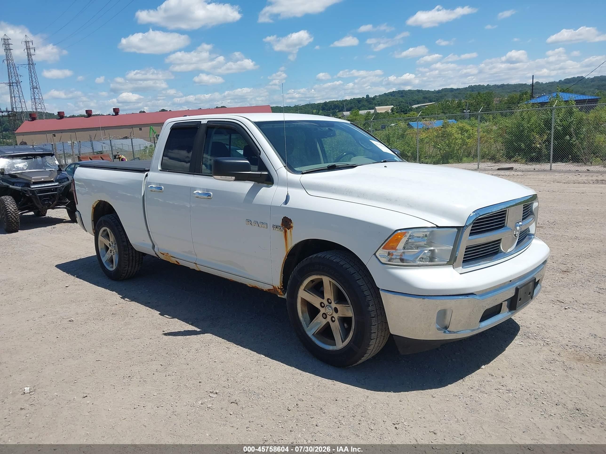 2010 Dodge 1500 SLT, VIN 1D7RV1GTXAS261565 — Обычный износ