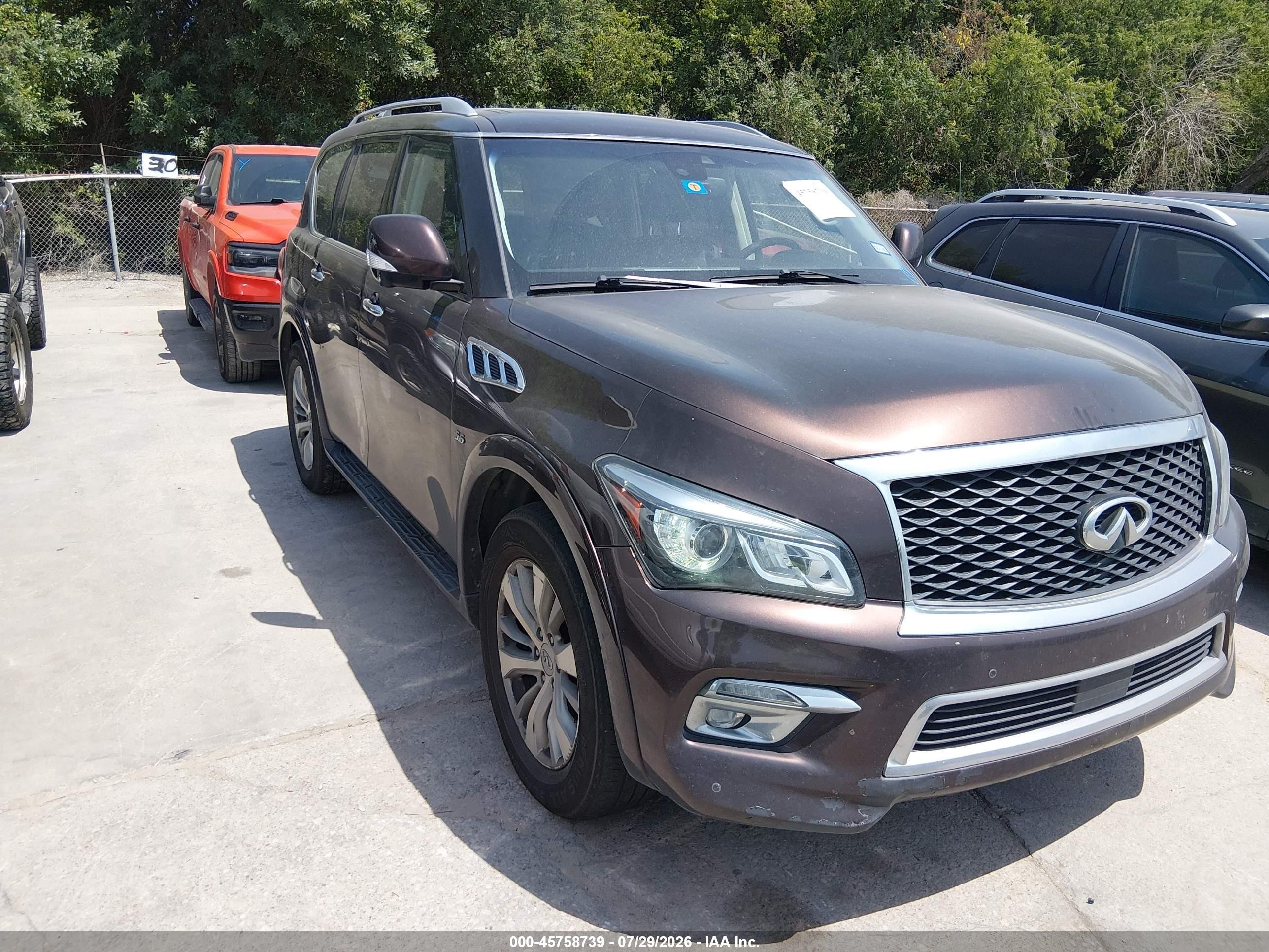 2017 Infiniti QX80, VIN JN8AZ2NEXH9154754 — Normal wear