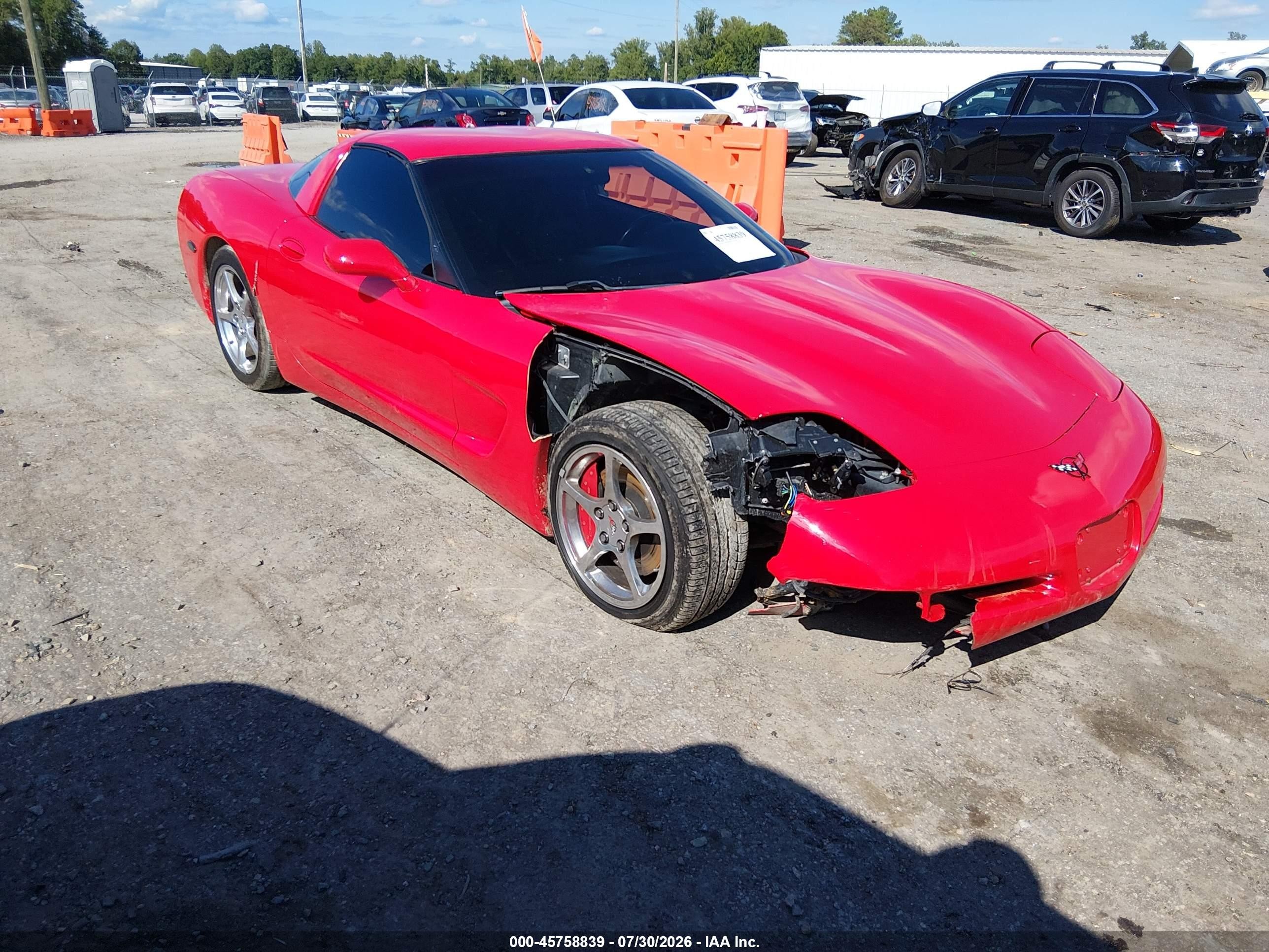 2002 Chevrolet Corvette, VIN 1G1YY22G625110762 — Front end