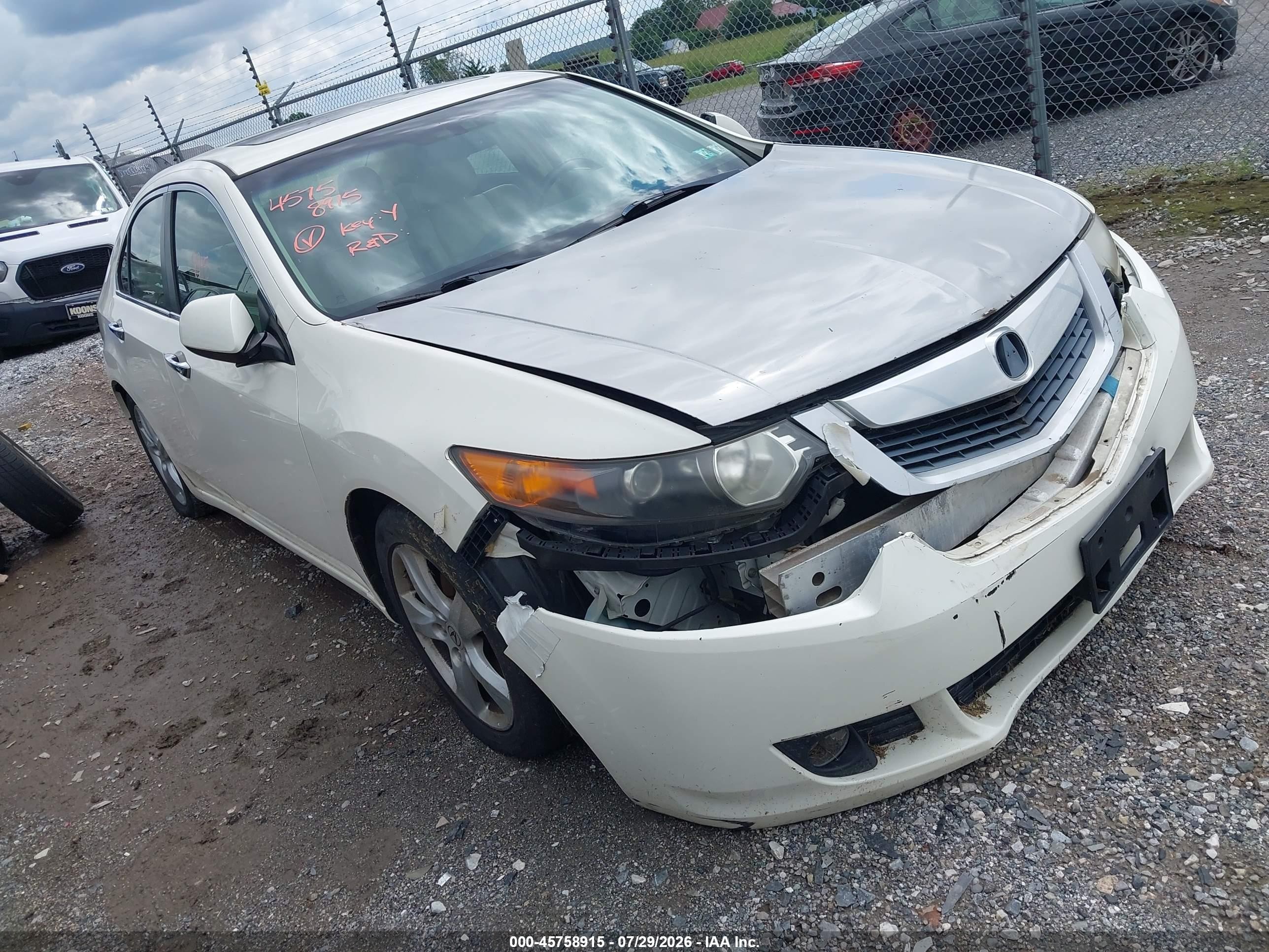 2010 Acura TSX, VIN JH4CU2F68AC005745 — Normal wear