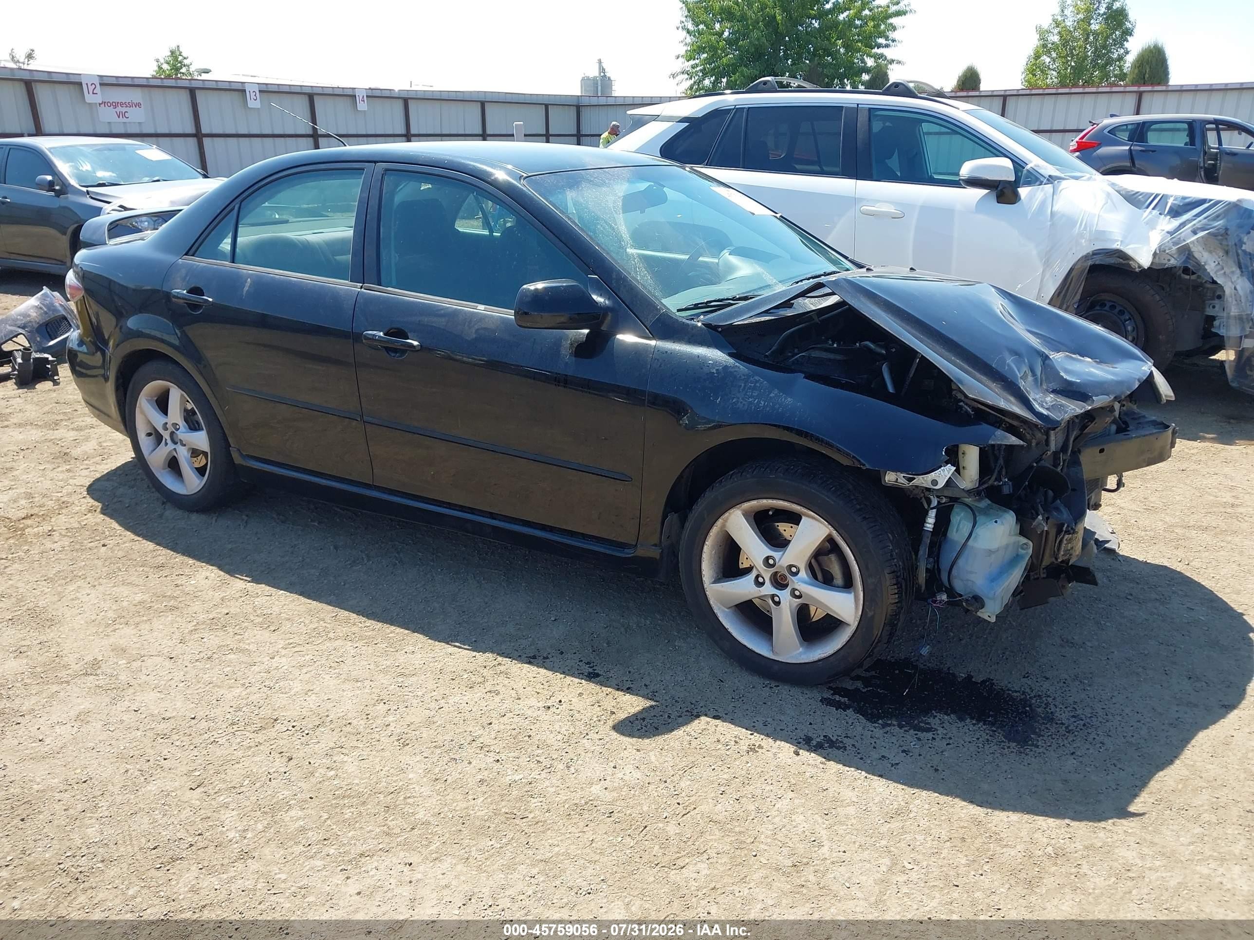 2007 Mazda 6 i Sport VE, VIN 1YVHP80C475M26899 — Перед