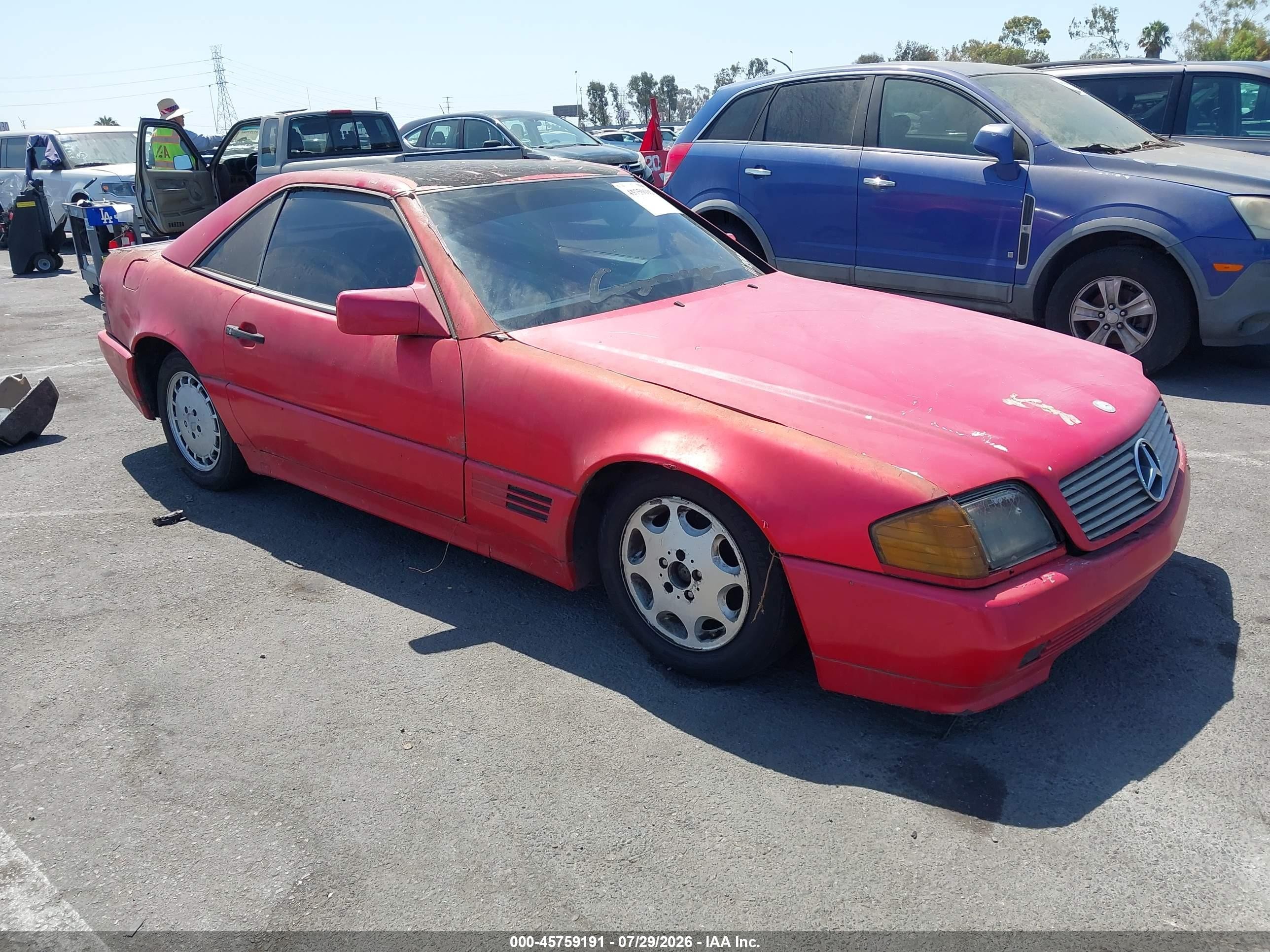 1991 Mercedes-Benz 500, VIN WDBFA66E7MF030482 — Normal wear