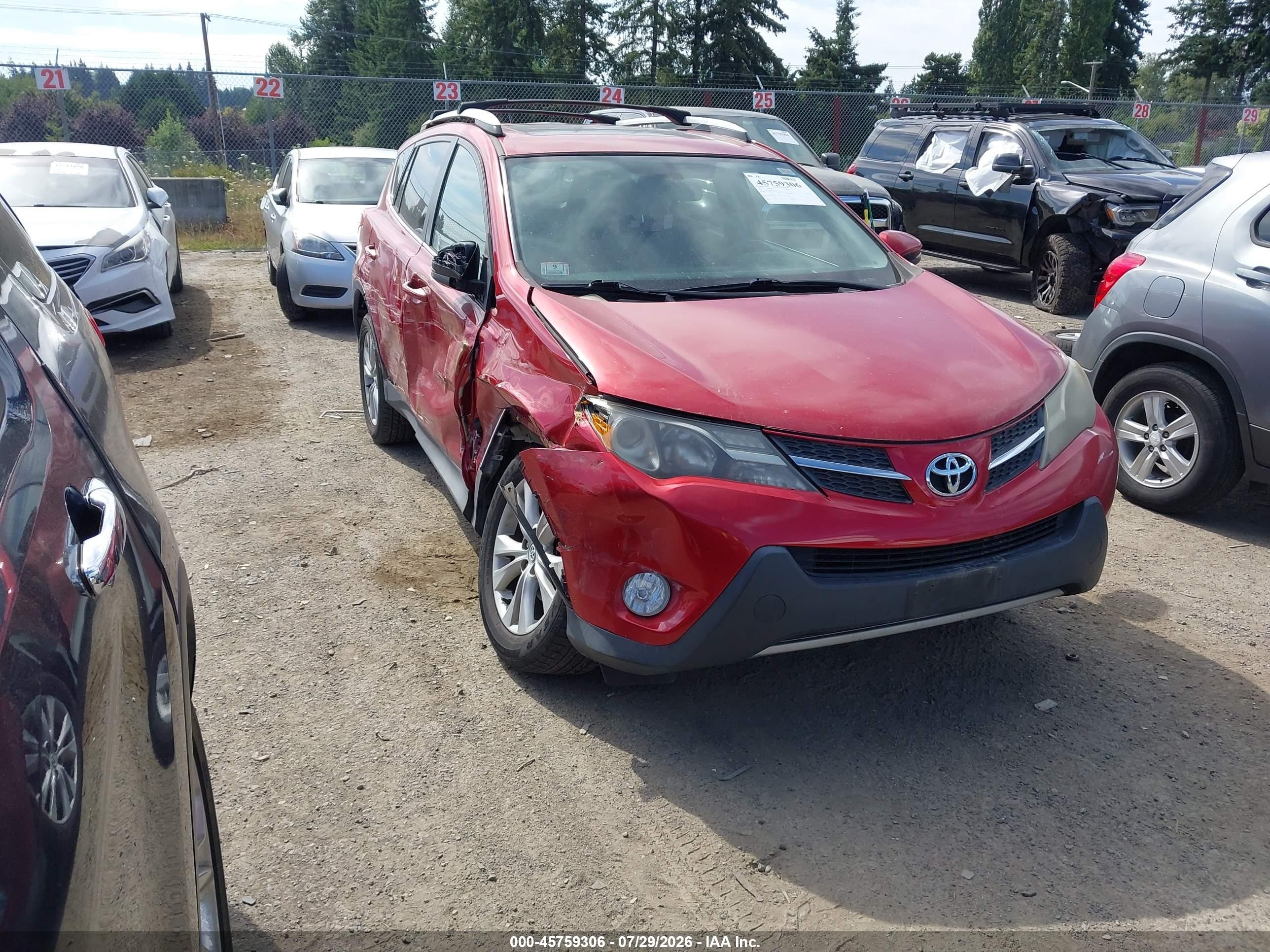 2013 Toyota RAV4 Limited, VIN 2T3DFREV0DW080376 — Normal wear