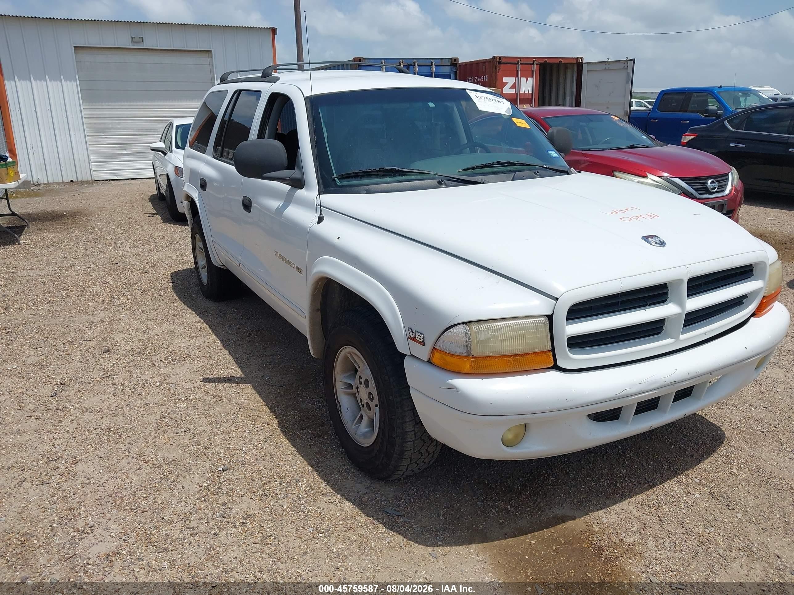 2000 Dodge Durango, VIN 1B4HR28Y8YF273093 — Обычный износ