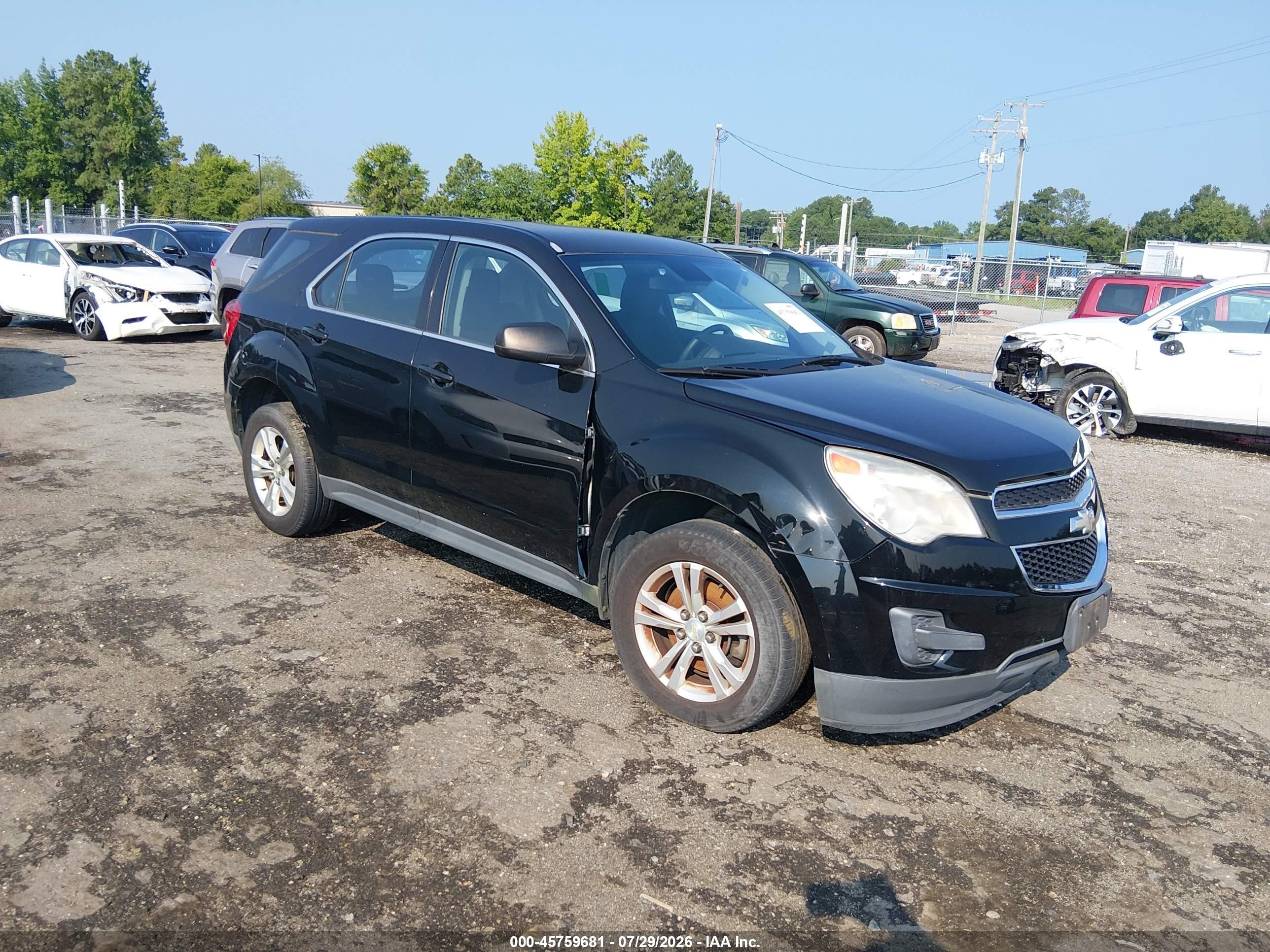 2014 Chevrolet Equinox LS, VIN 2GNALAEK3E6361255 — Normal wear