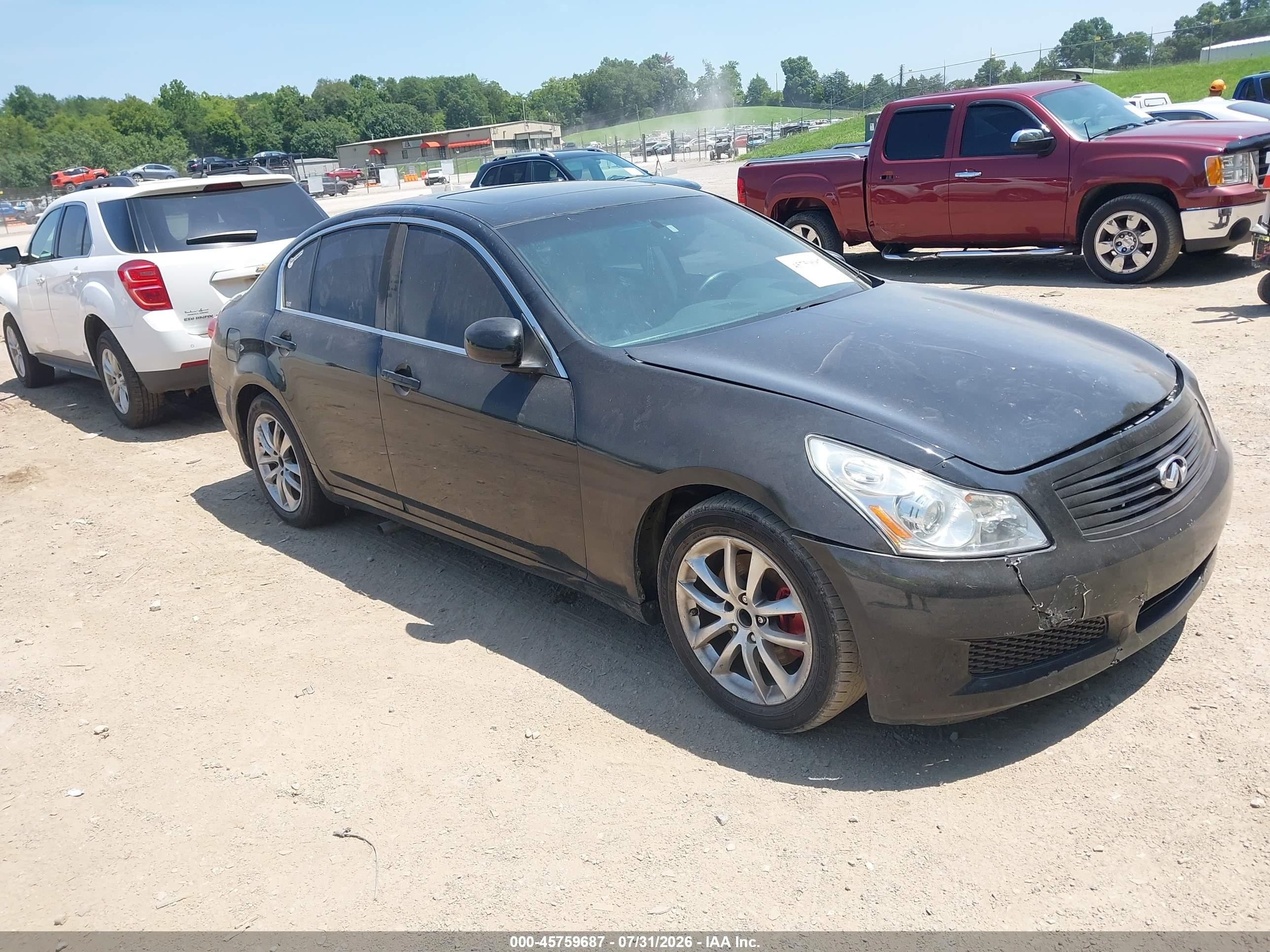 2007 Infiniti G35 Journey, VIN JNKBV61E57M721116 — Перед