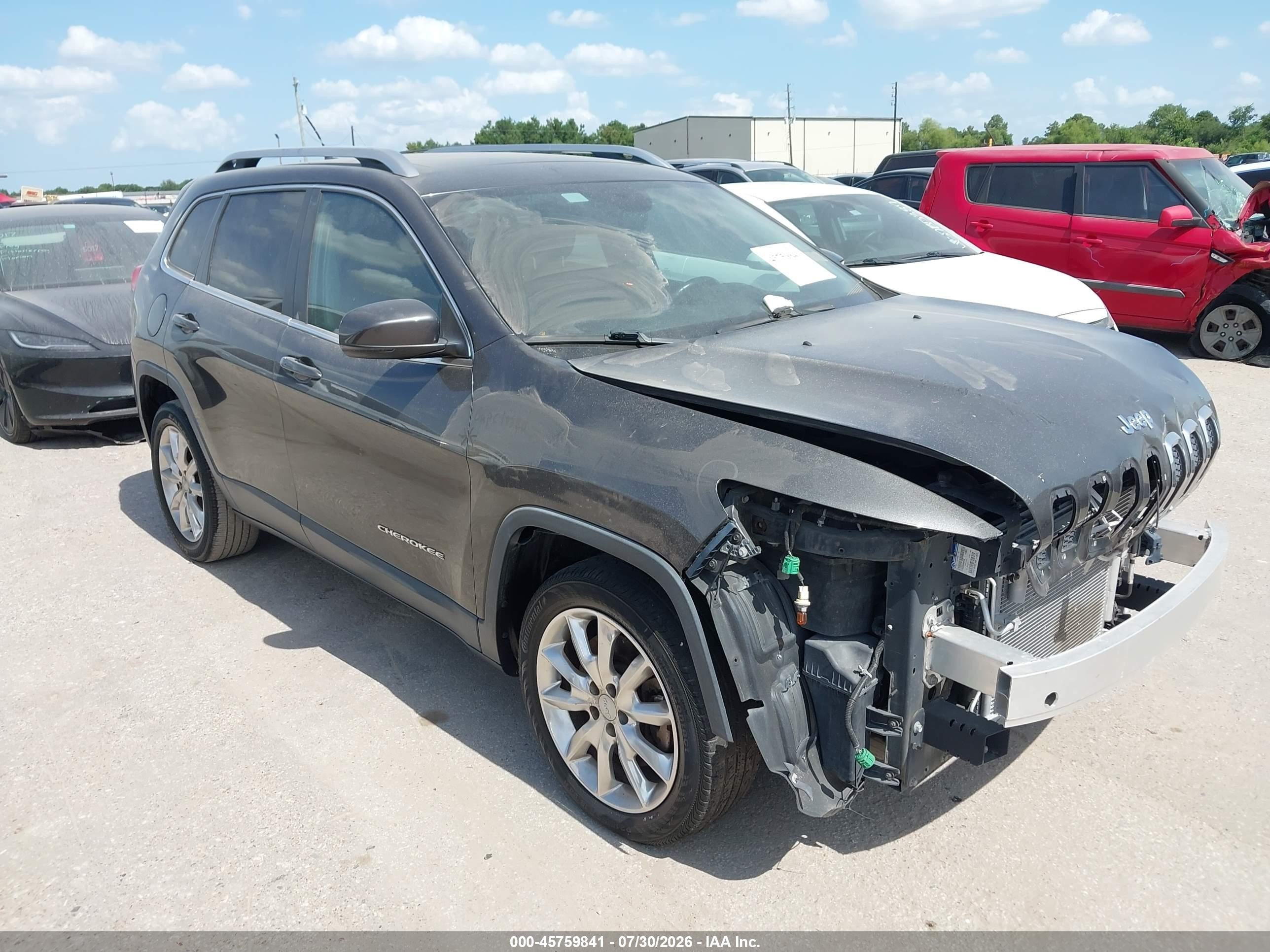 2014 Jeep Cherokee Limited, VIN 1C4PJLDB3EW194164 — Repossession