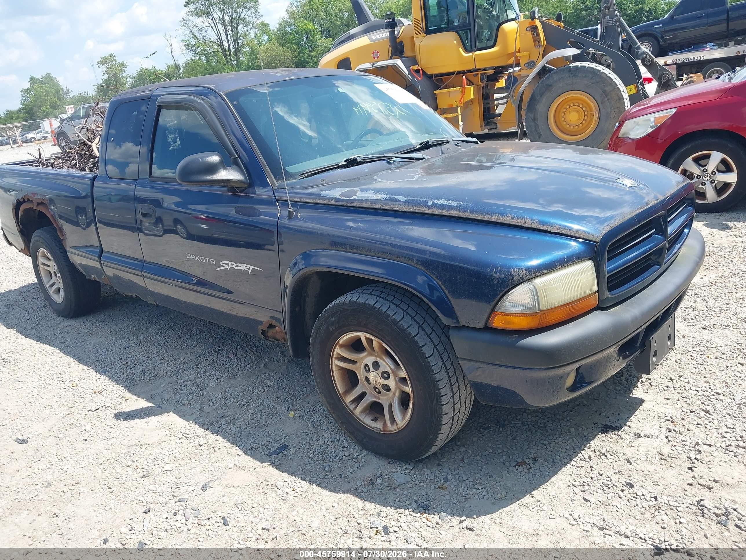 2002 Dodge Dakota Sport, VIN 1B7GL32X42S512143 — Normal wear