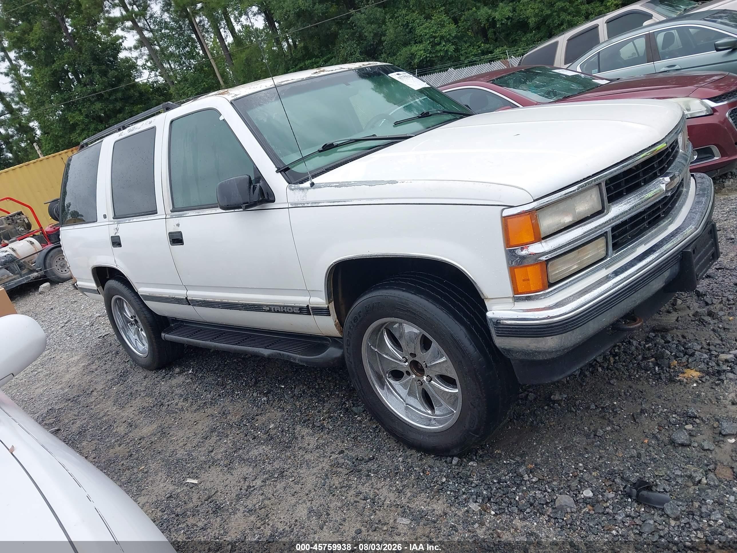 1999 Chevrolet Tahoe, VIN 1GNEK13RXXJ487994 — Обычный износ
