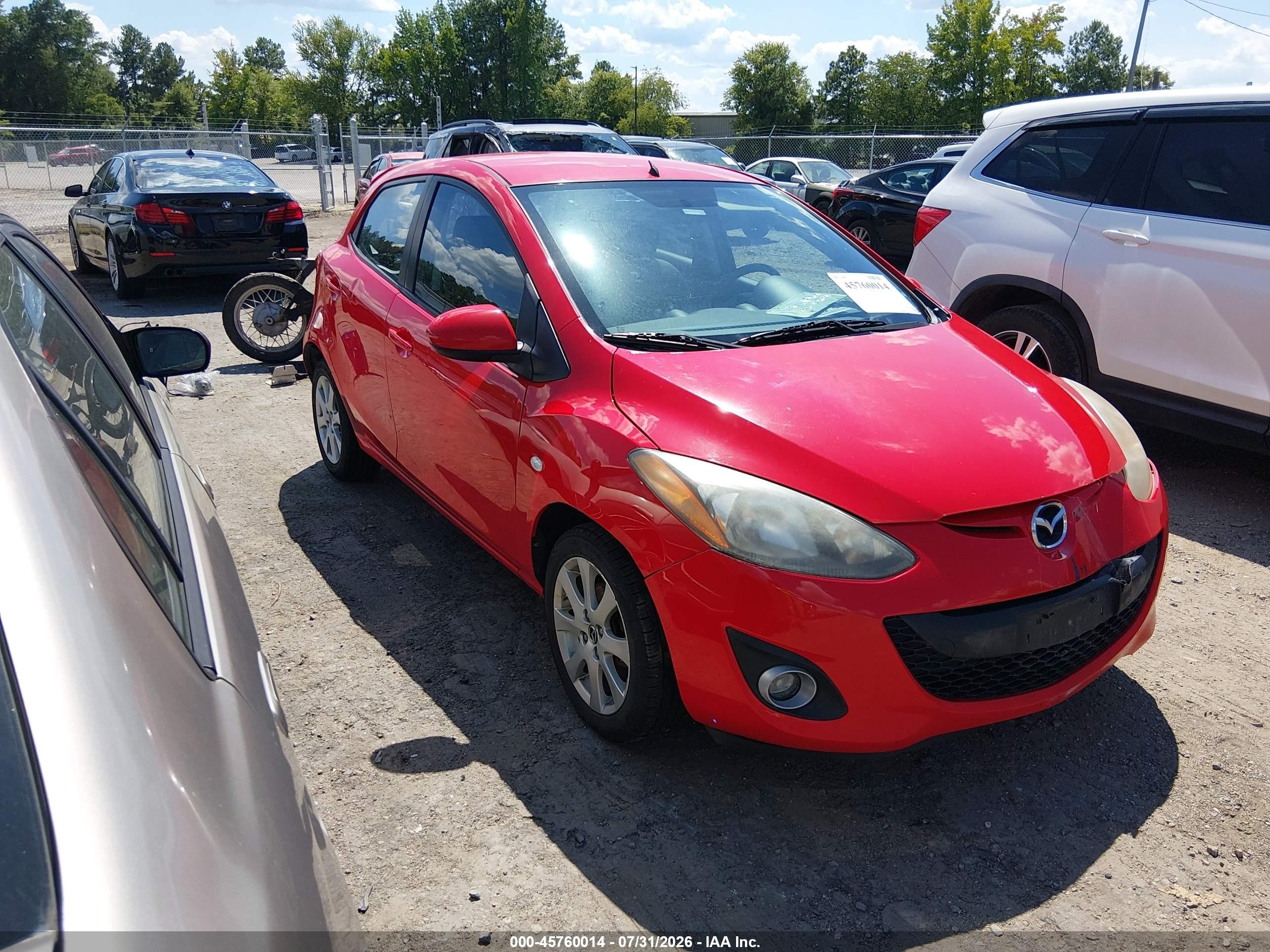 2013 Mazda 2 Touring, VIN JM1DE1LY3D0160910 — Normal wear