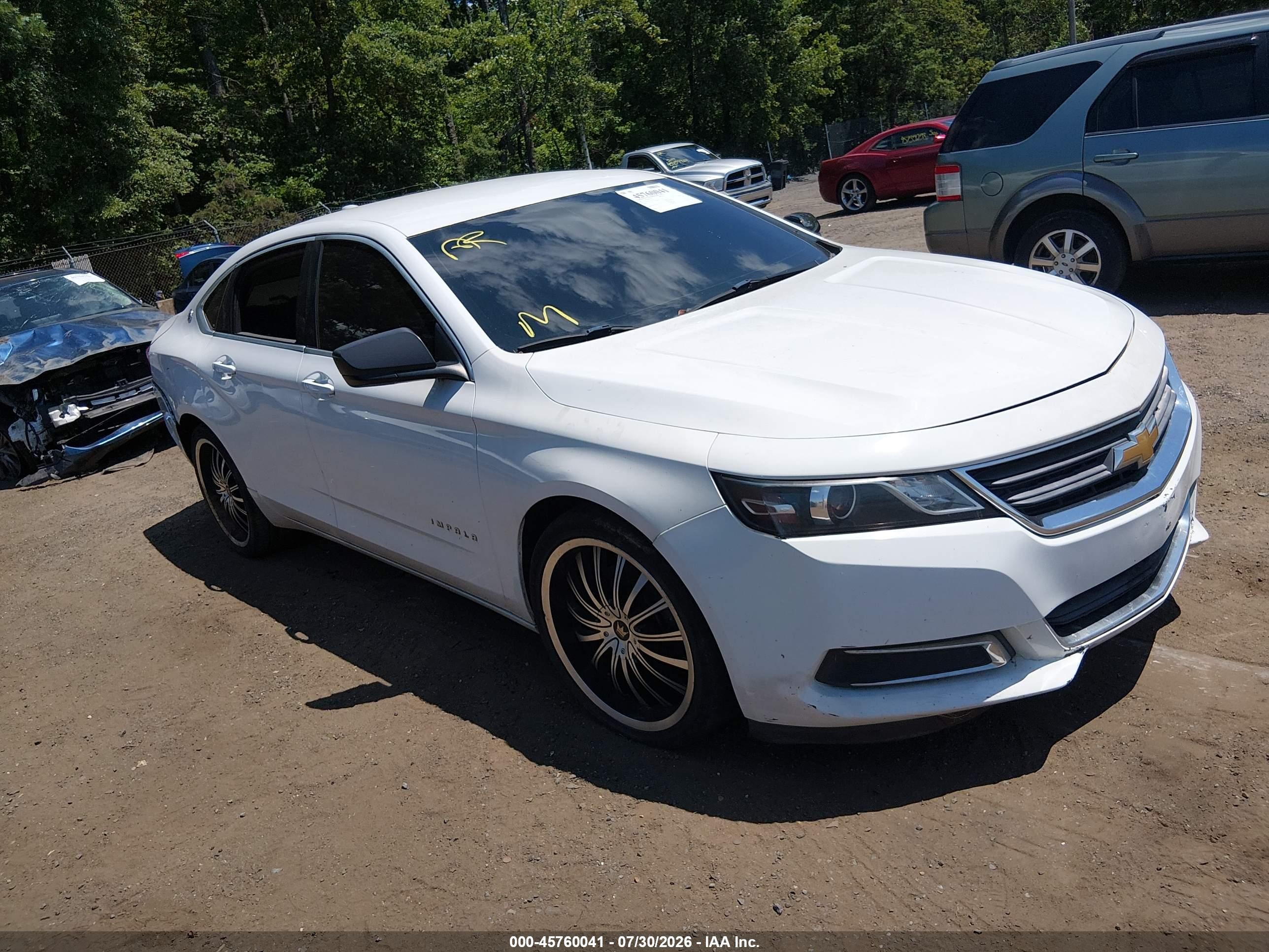 2015 Chevrolet Impala LS, VIN 1G11X5SL5FU138759 — Normal wear