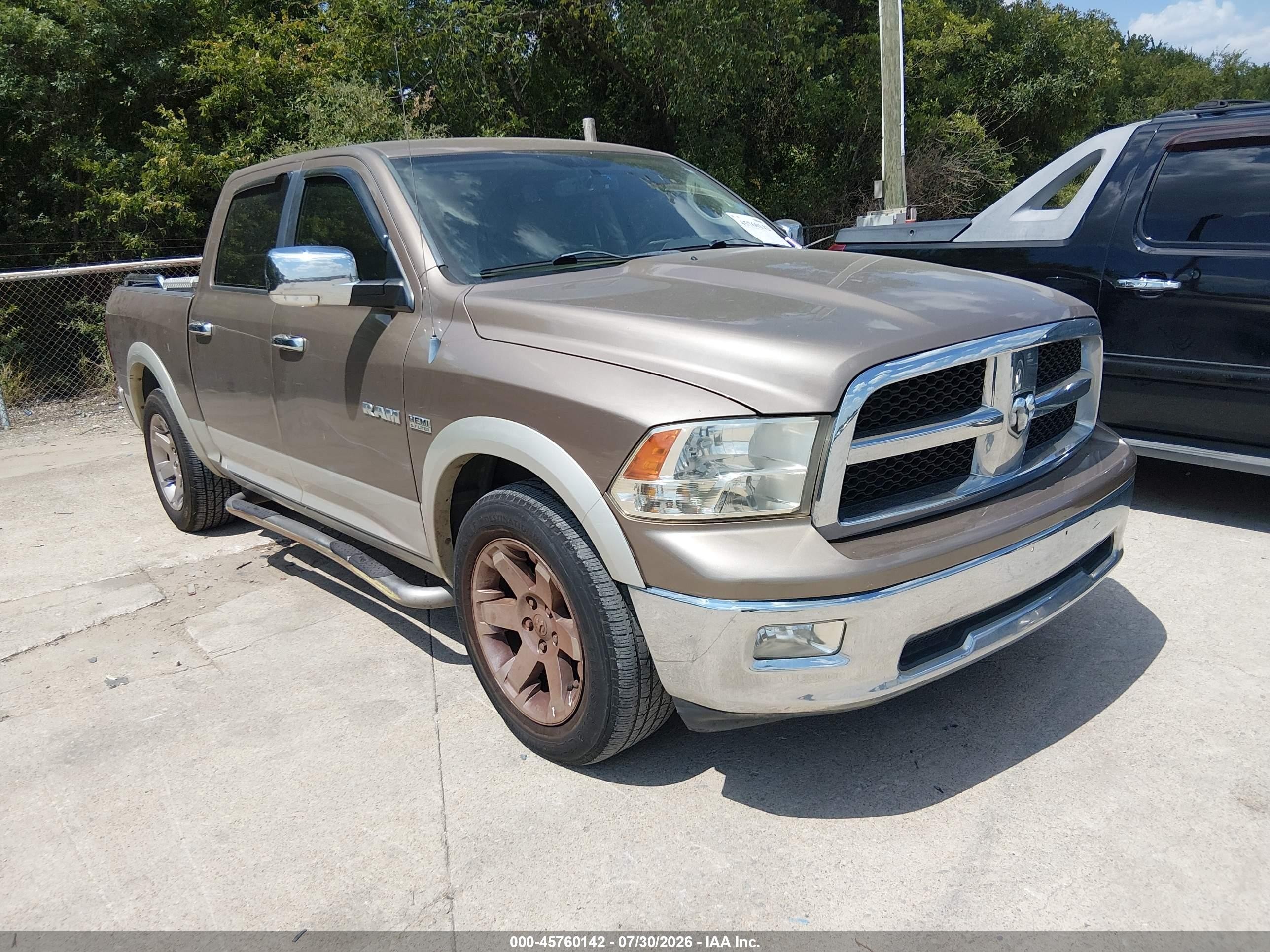 2010 Dodge 1500 SLT, VIN 1D7RB1CT0AS235796 — Обычный износ