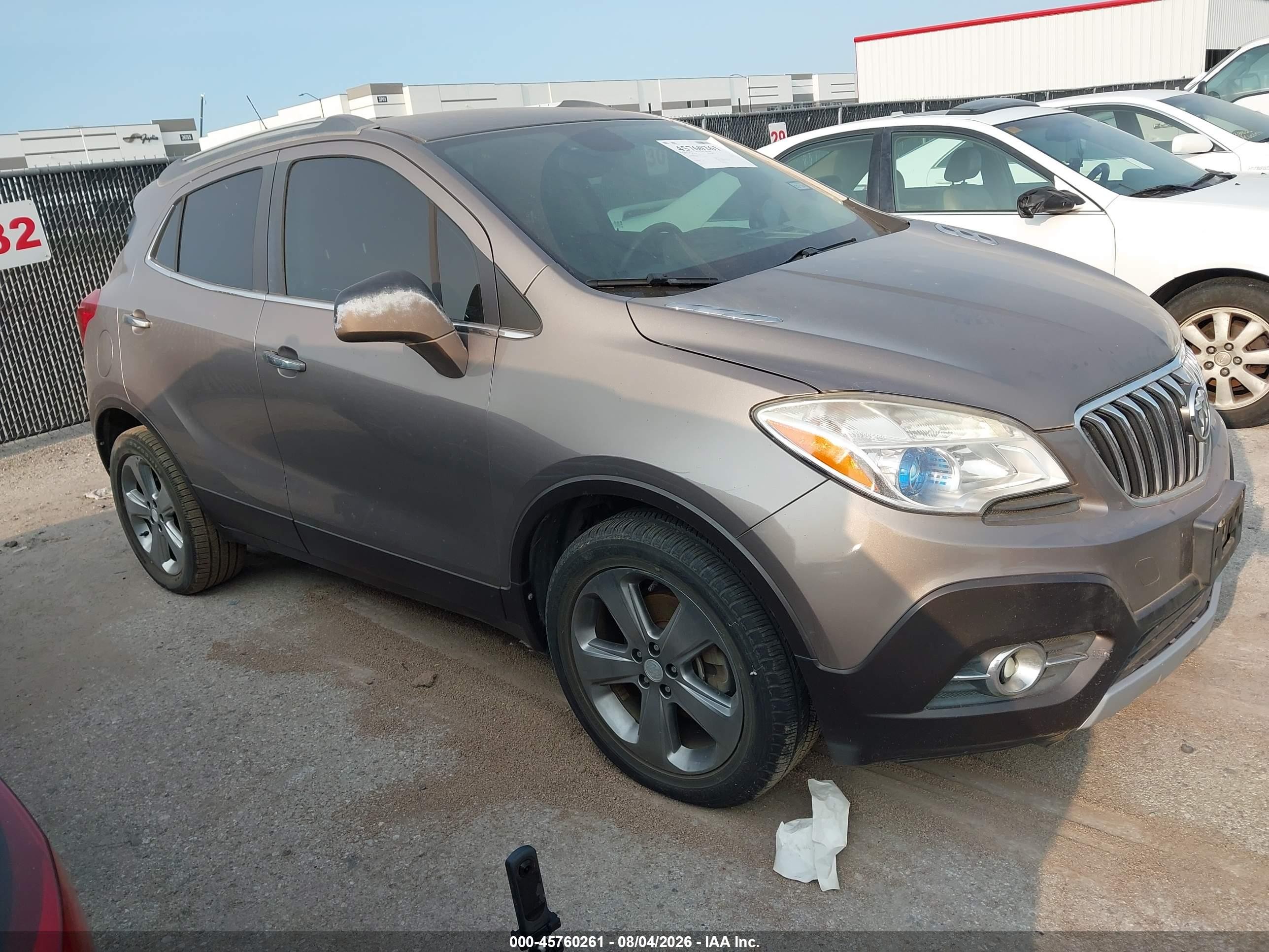2013 Buick Encore Convenience, VIN KL4CJBSB3DB077079 — Normal wear