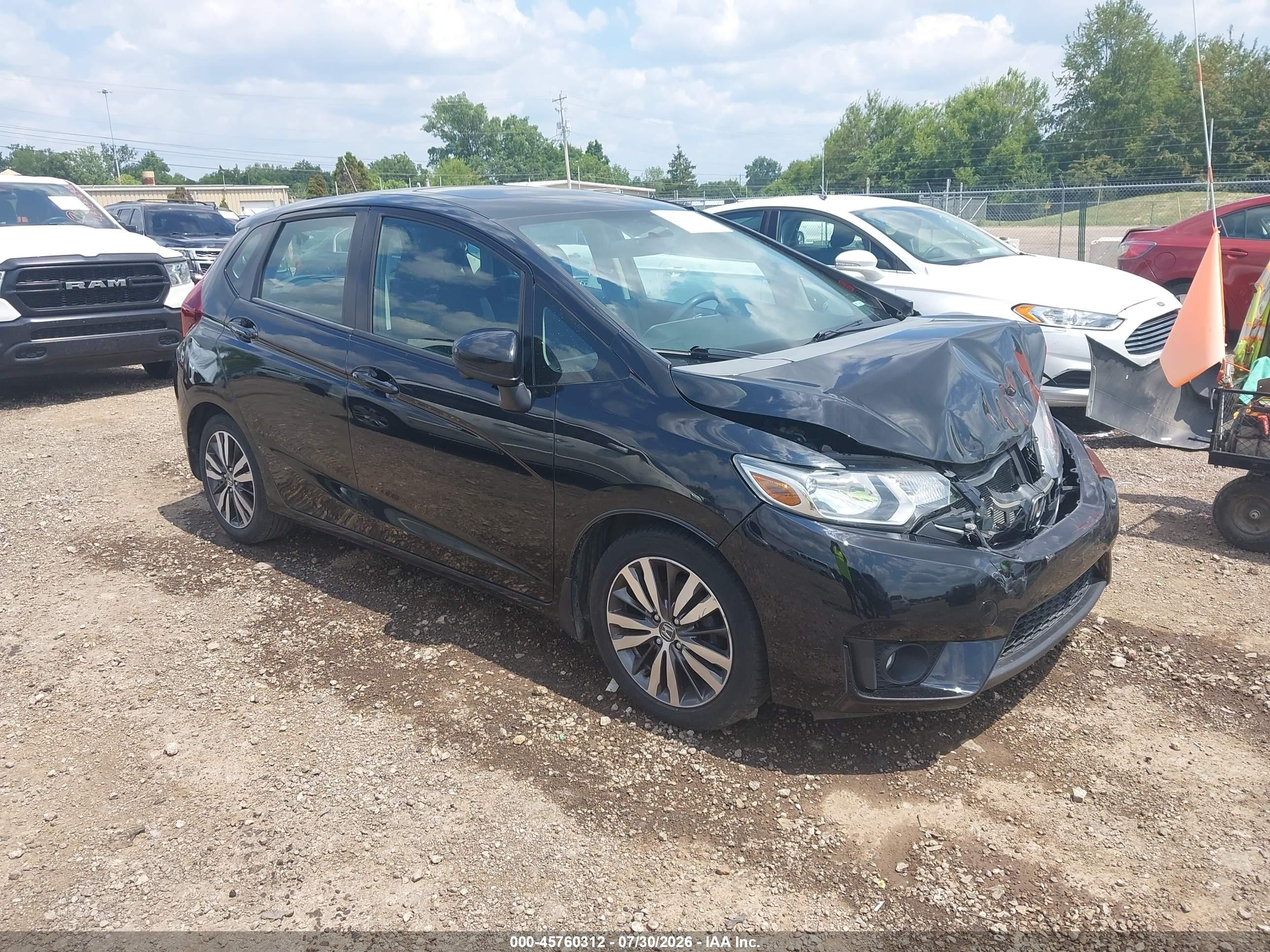 2015 Honda Fit EX-L, VIN 3HGGK5H87FM701173 — Front end