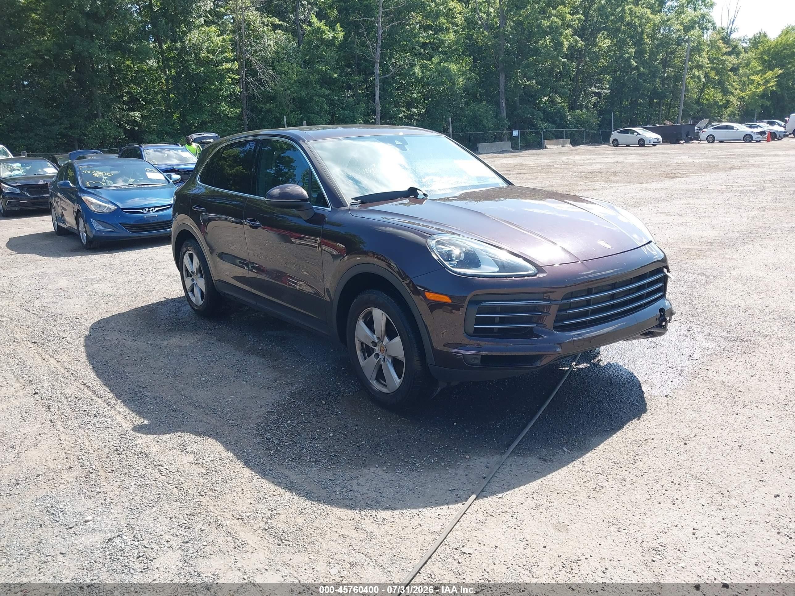 2019 Porsche Cayenne, VIN WP1AA2AY9KDA03409 — Перед