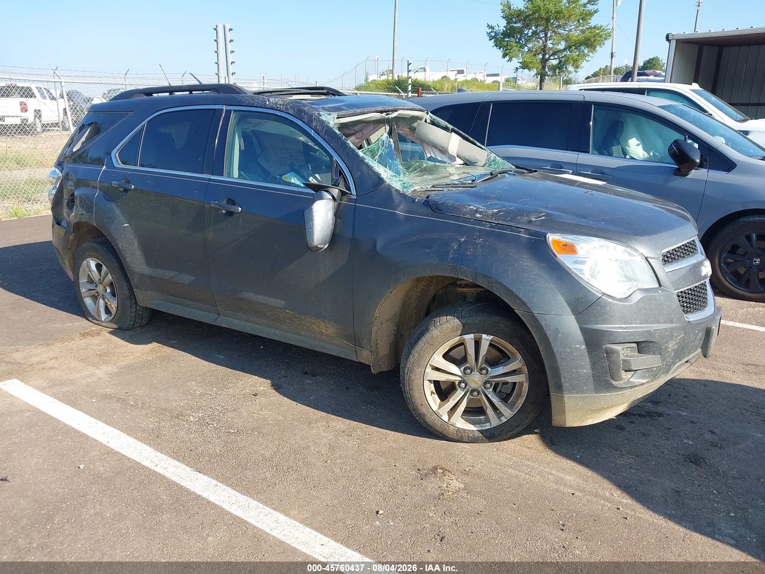 2011 Chevrolet Equinox 1LT, VIN 2GNALDEC9B1153884 — Rollover