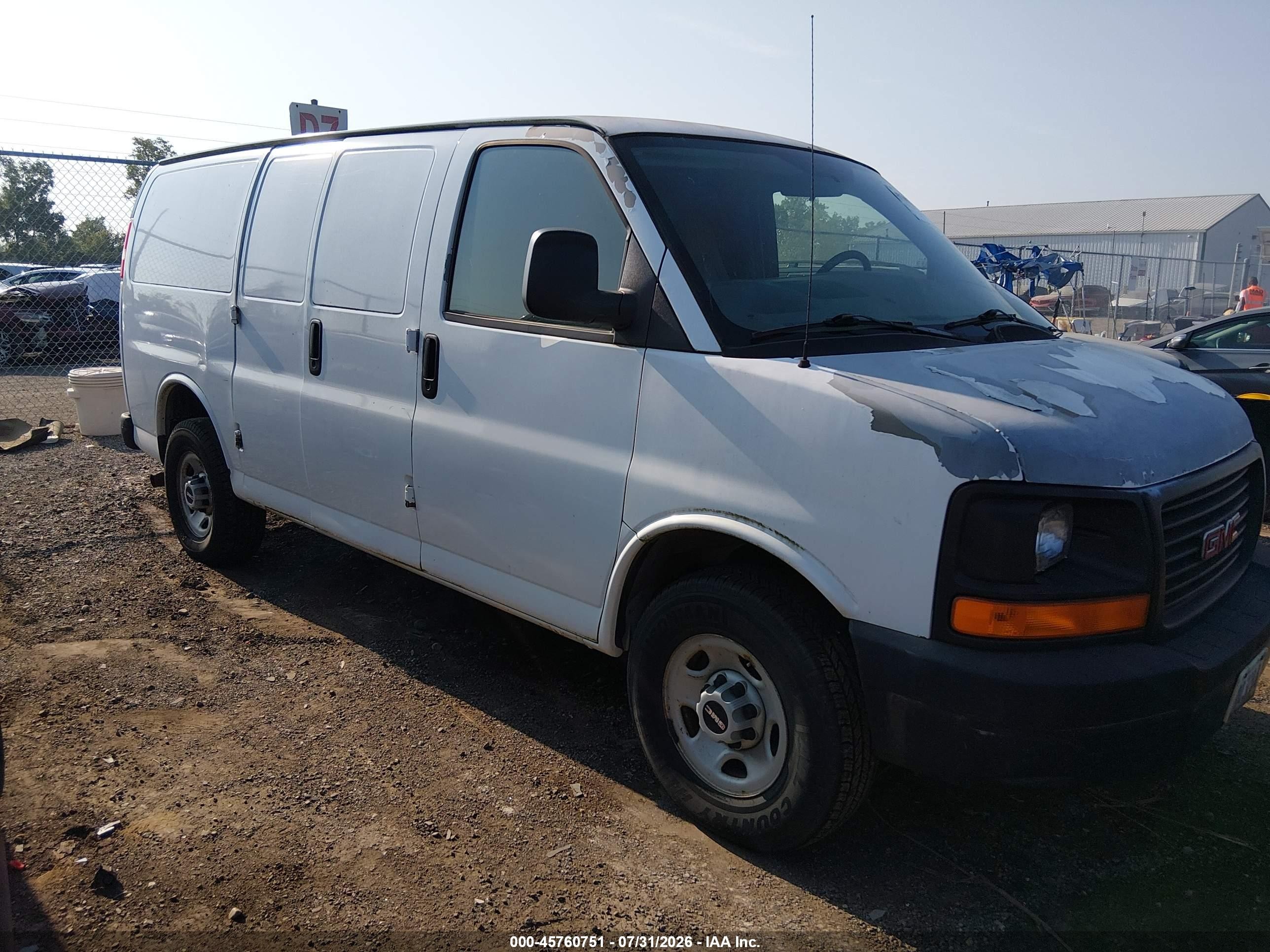 2008 GMC Savana Cargo, VIN 1GTGG25C781190264 — Normal wear