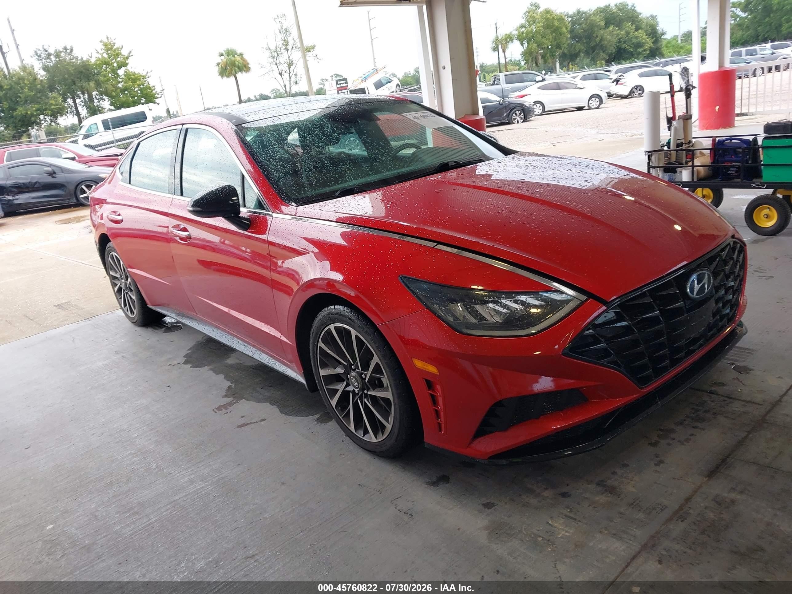 2020 Hyundai Sonata SEL Plus, VIN 5NPEJ4J22LH043272 — Rear end