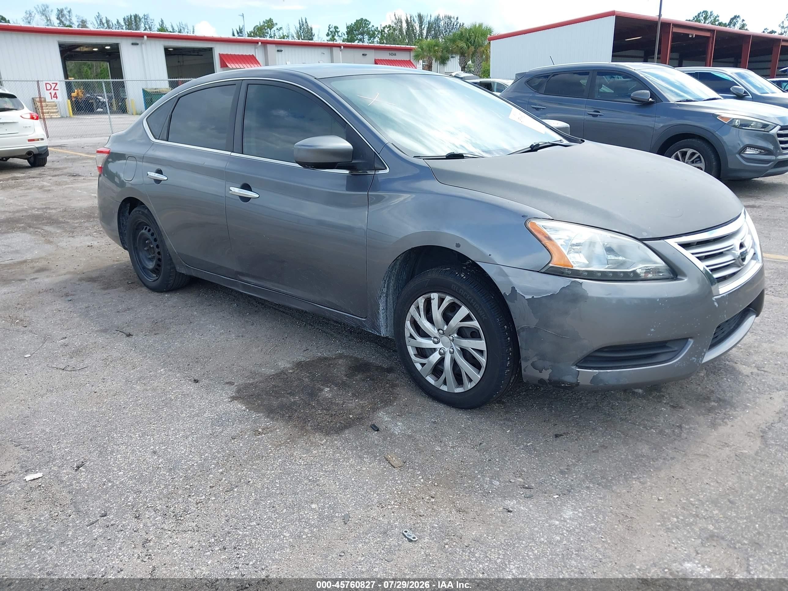 2015 Nissan Sentra SR, VIN 3N1AB7AP6FL661615 — Side