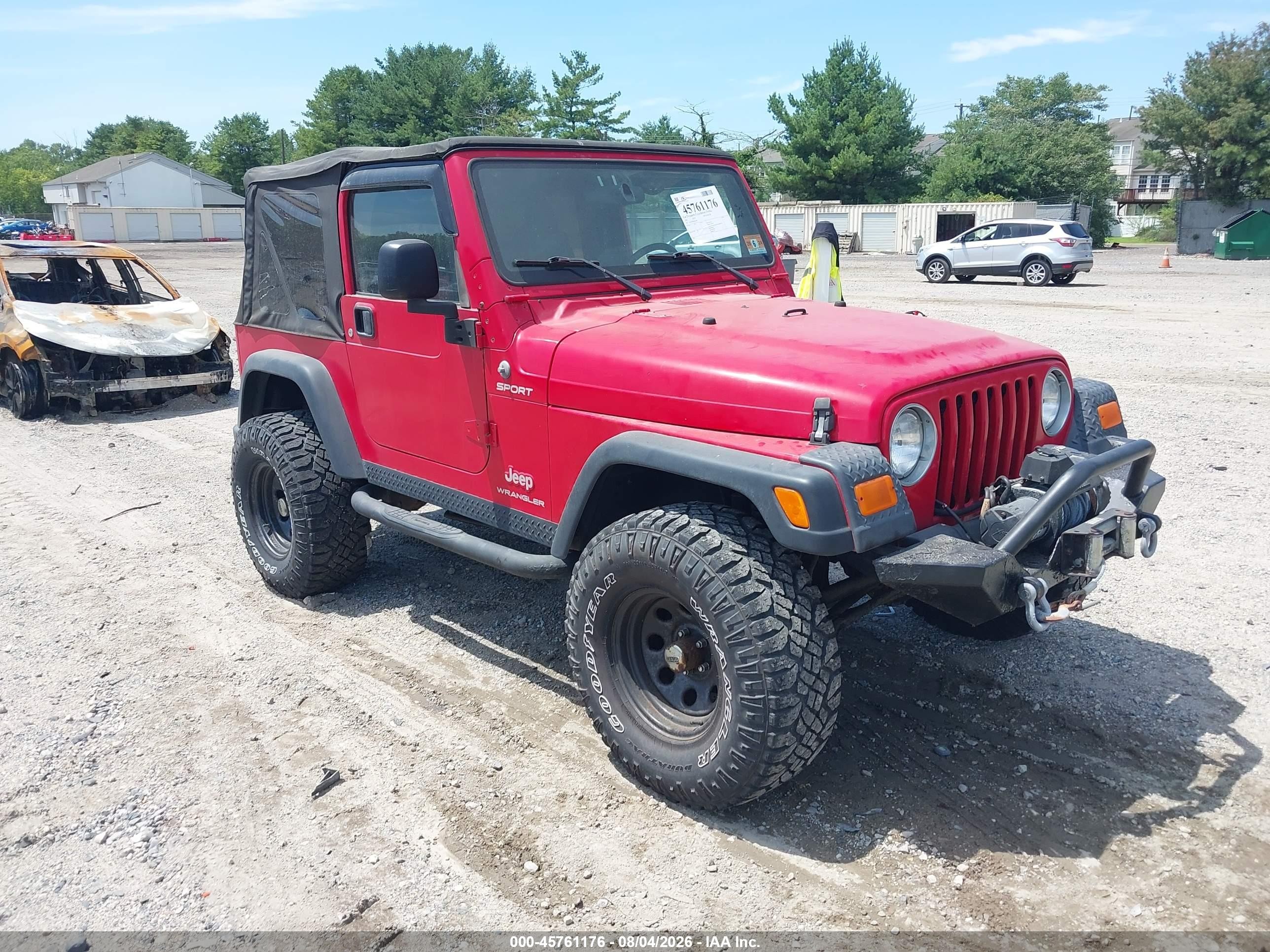 2003 Jeep Wrangler Sport, VIN 1J4FA49S03P366498 — Normal wear