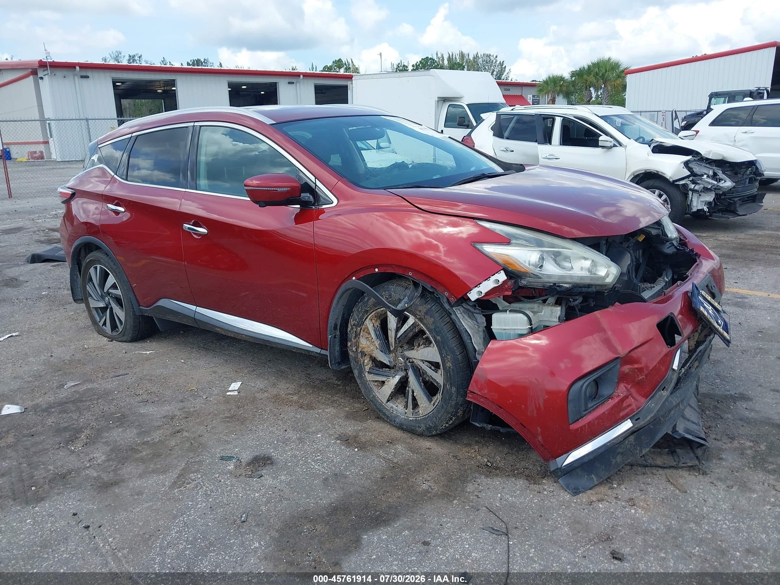 2018 Nissan Murano SL, VIN 5N1AZ2MH6JN117331 — All over