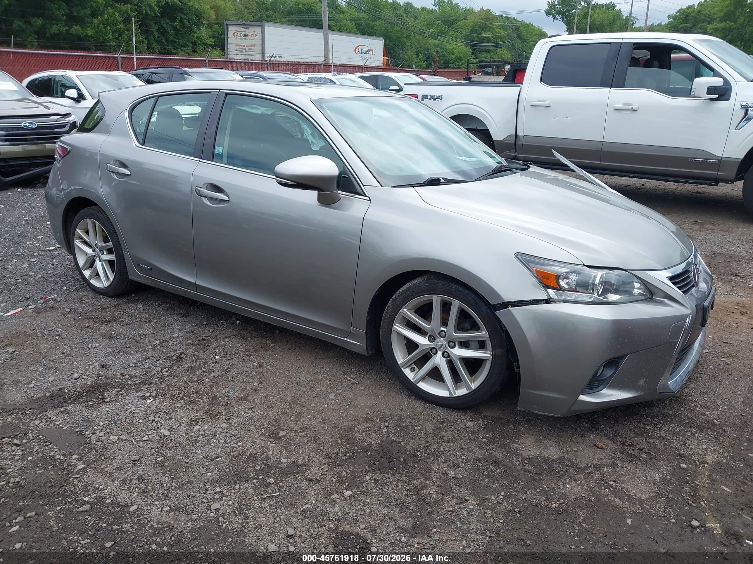 2017 Lexus CT 200h F Sport, VIN JTHKD5BH2H2289037 — Перед