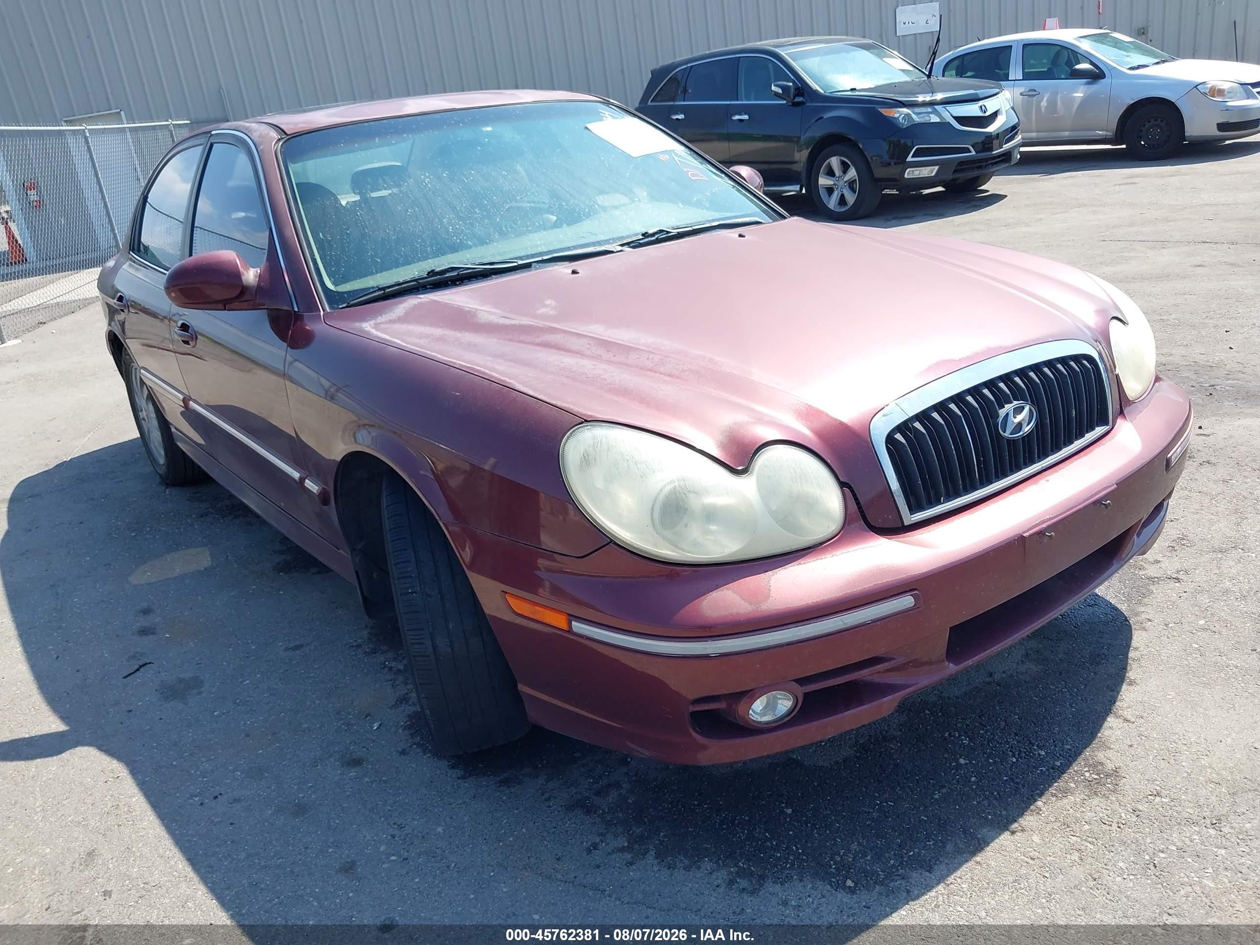2003 Hyundai Sonata GLS, VIN KMHWF35HX3A879834 — Обычный износ