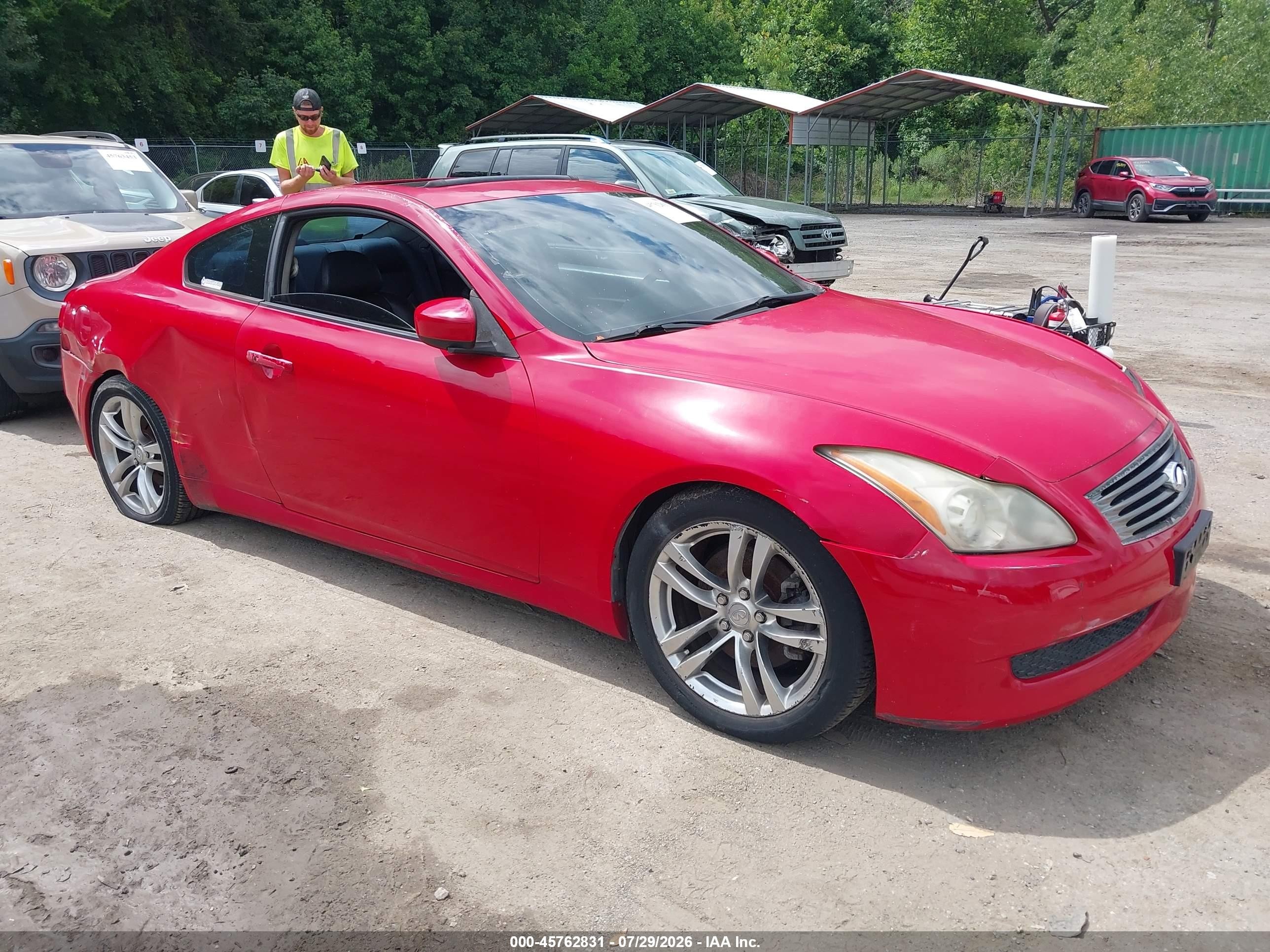 2008 Infiniti G37 Journey, VIN JNKCV64EX8M103162 — Normal wear