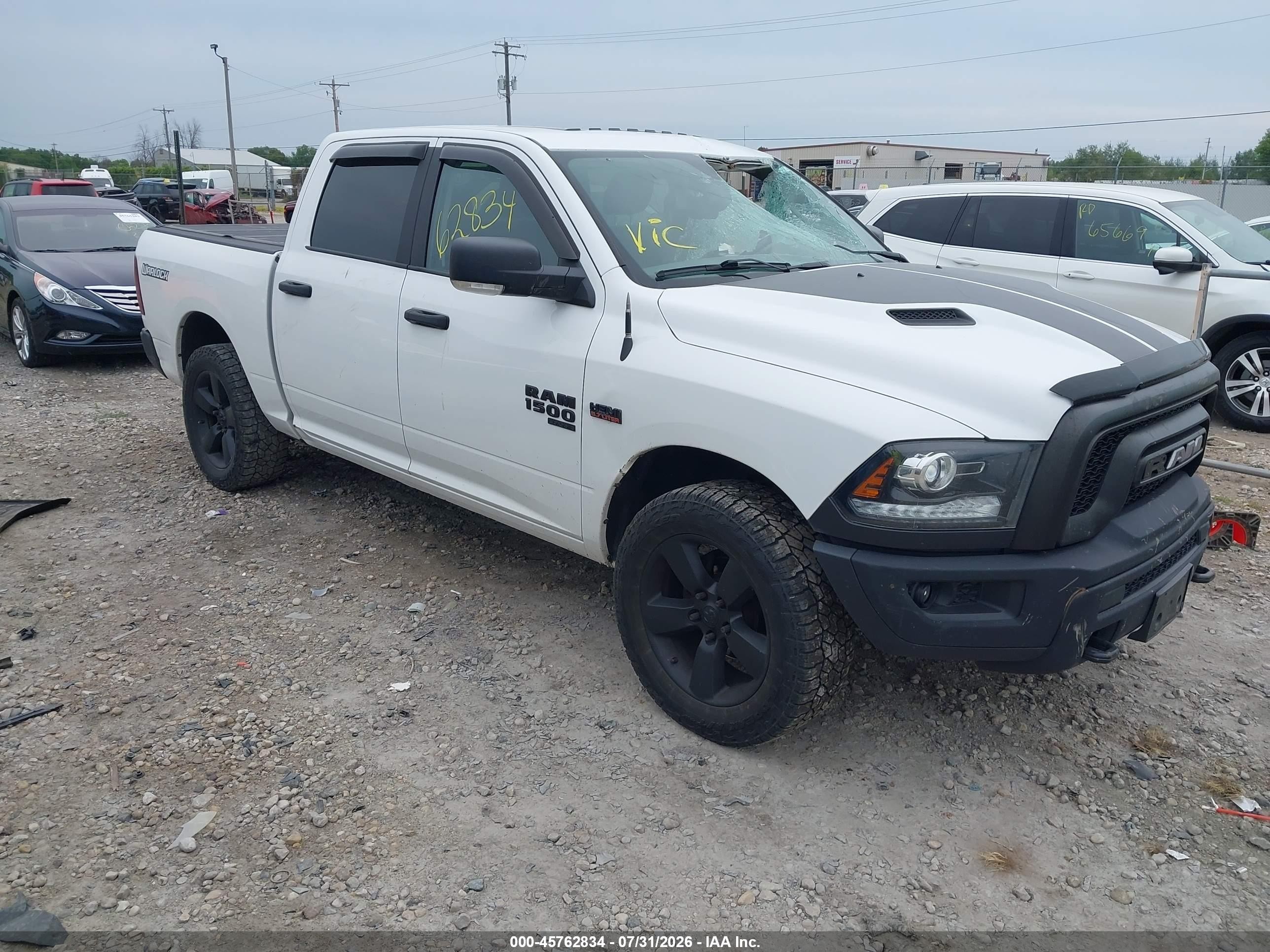 2020 Ram 1500 Warlock, VIN 1C6RR7LT7LS125475 — Roof