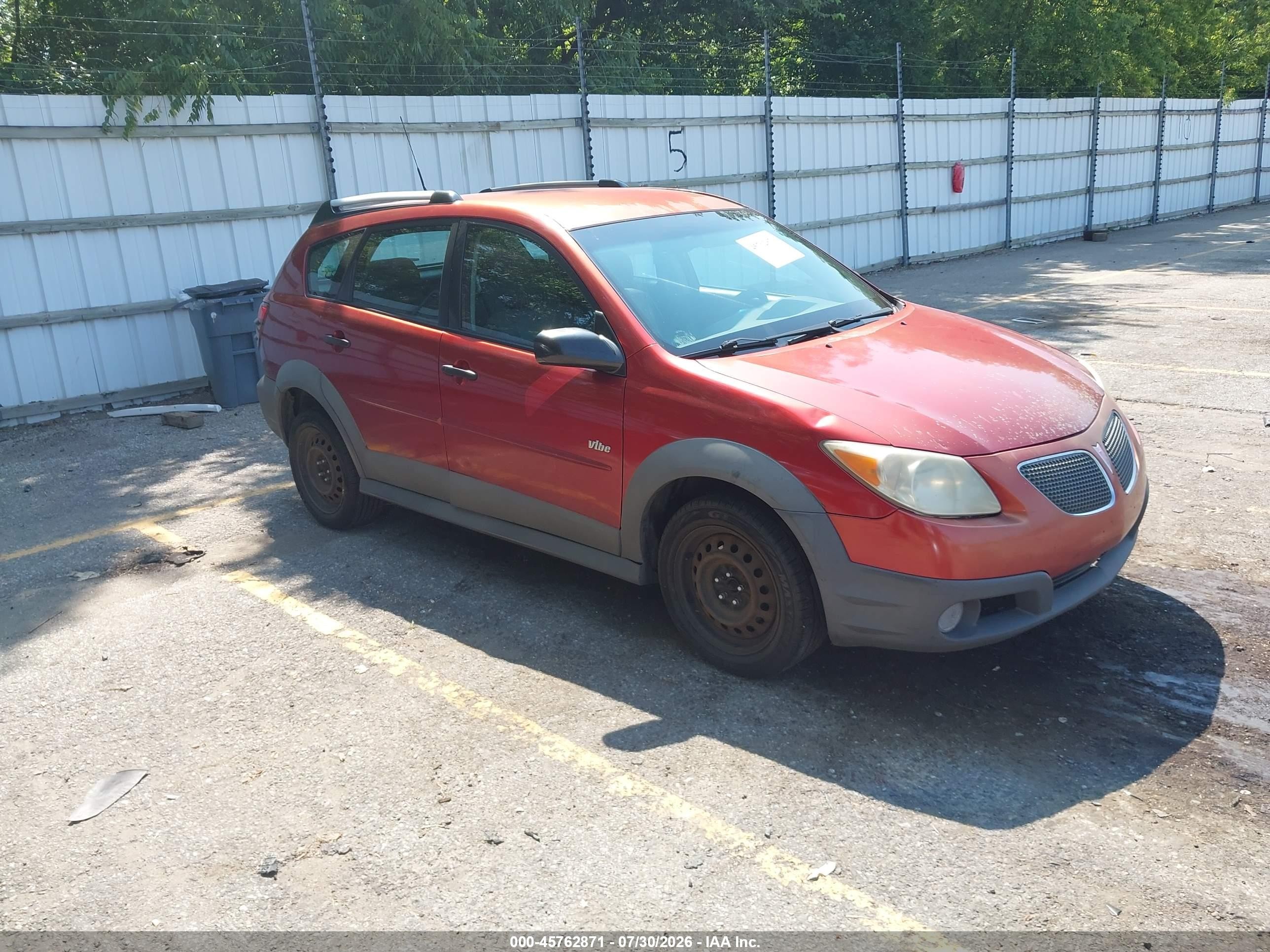 2007 Pontiac Vibe, VIN 5Y2SL65837Z413201 — Обычный износ