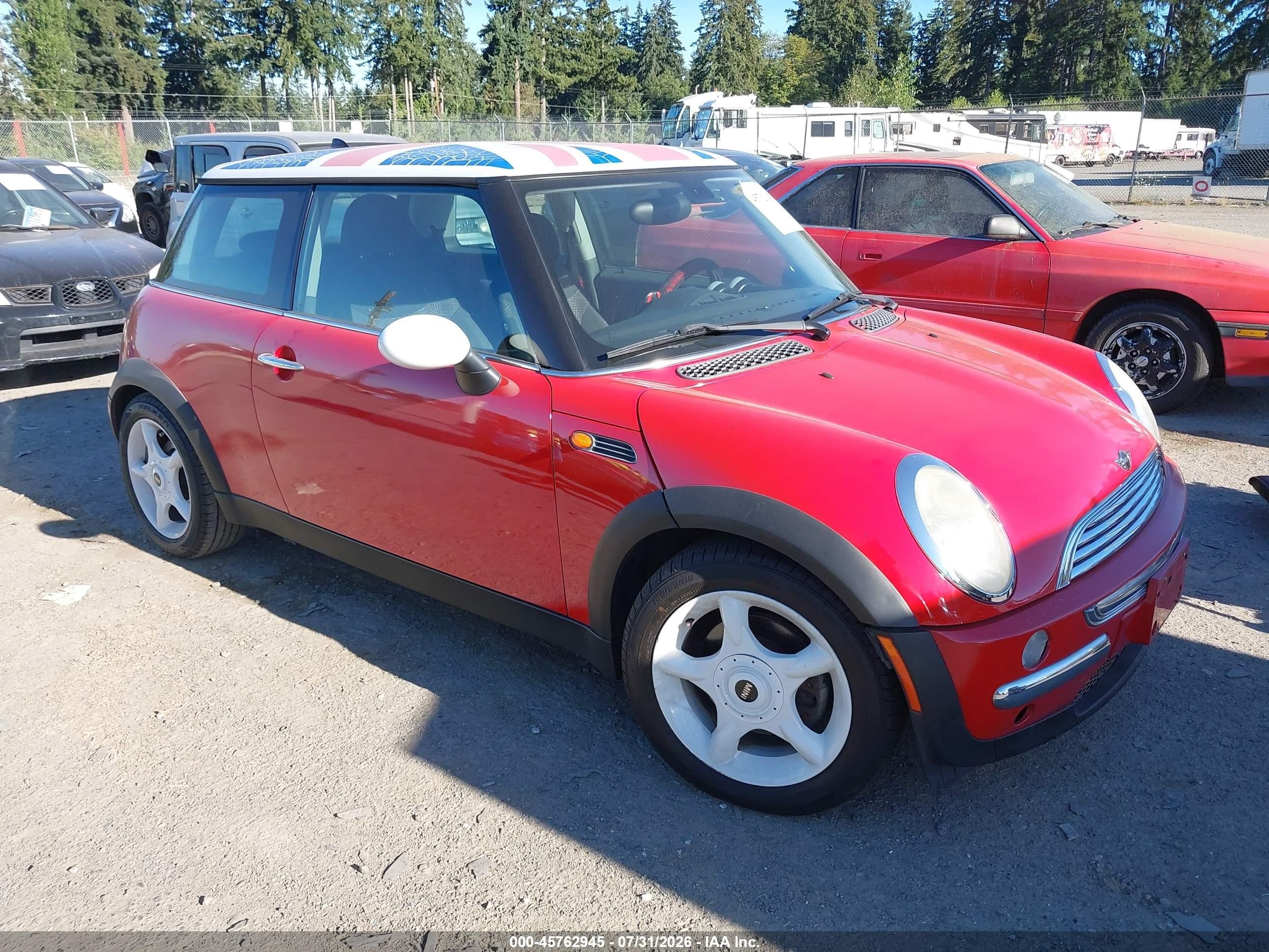 2003 MINI Hardtop, VIN WMWRC33453TE16773 — Обычный износ