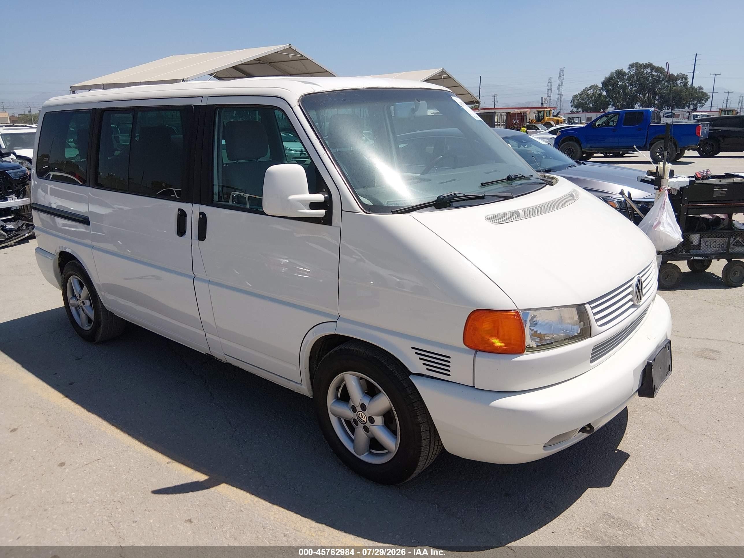2003 Volkswagen EuroVan MV, VIN WV2MB47033H001899 — Not stated