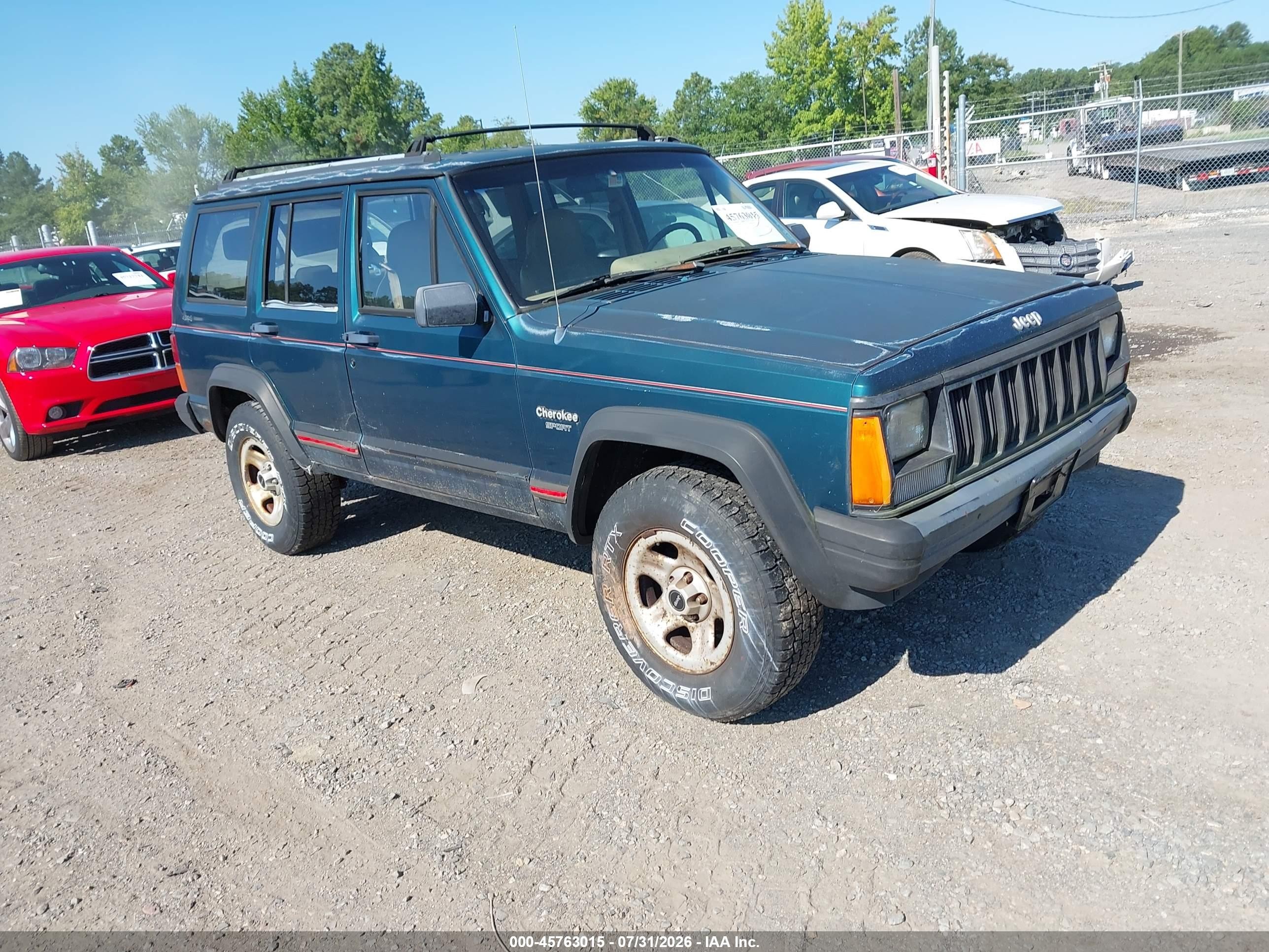 1995 Jeep Cherokee Sport, VIN 1J4FJ68S1SL623154 — Обычный износ