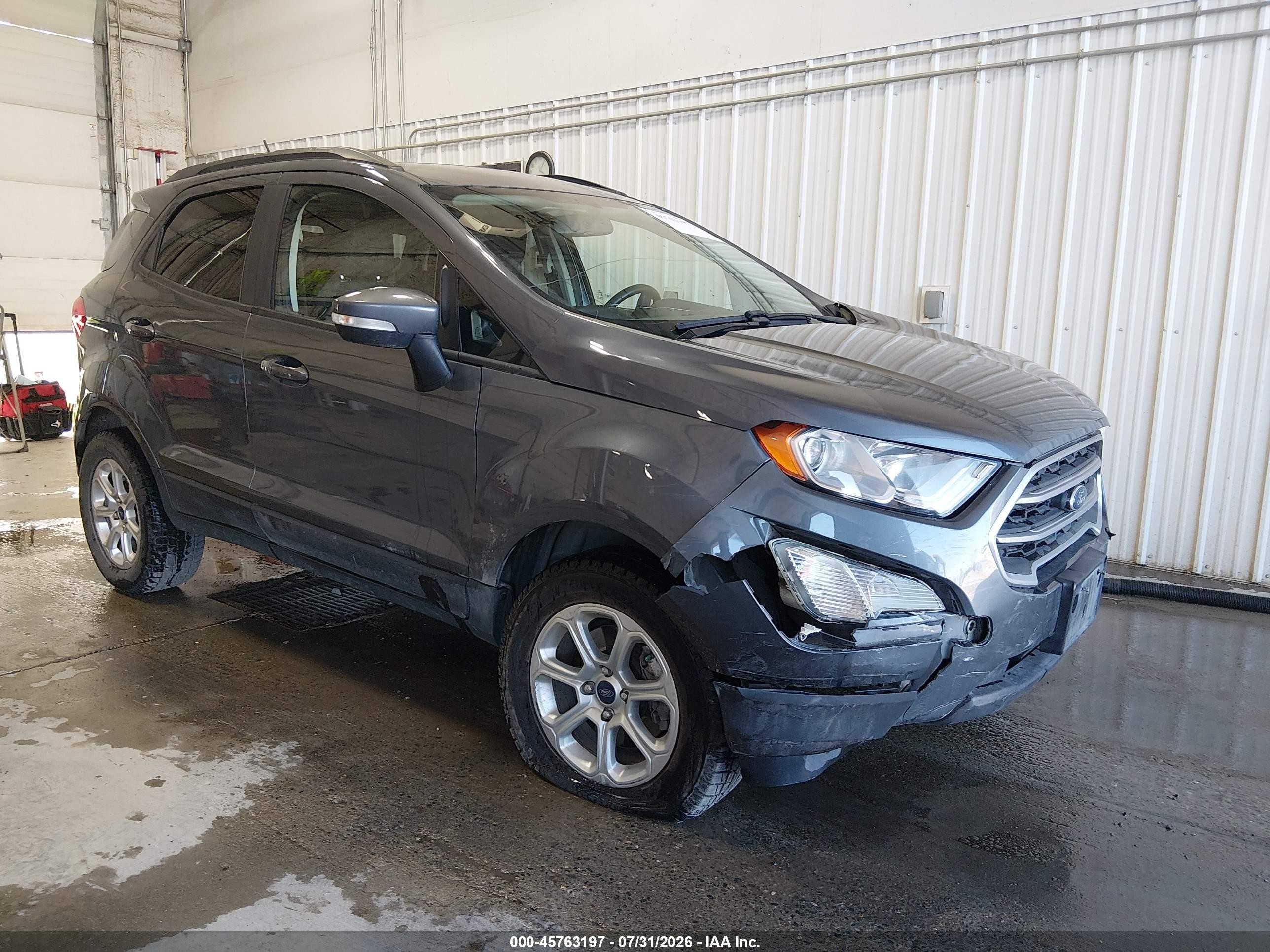 2019 Ford EcoSport SE, VIN MAJ6S3GL2KC257447 — Front end