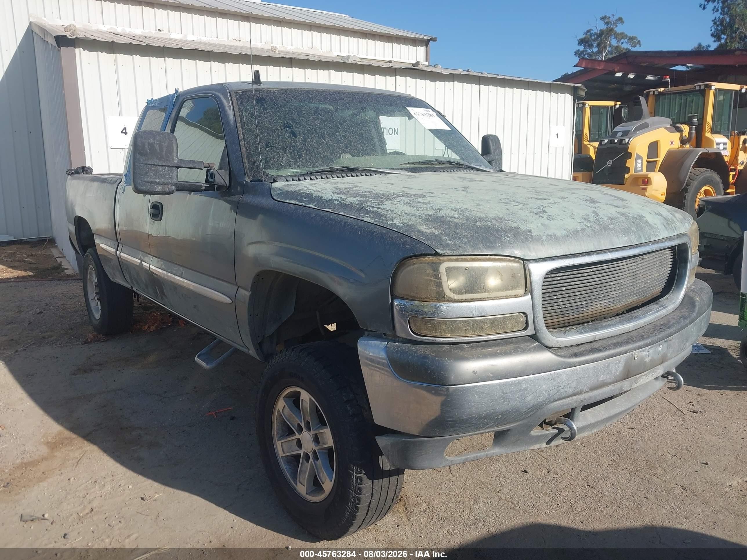 2000 GMC Sierra 1500 SLE, VIN 1GTEC19T5YZ153884 — Normal wear