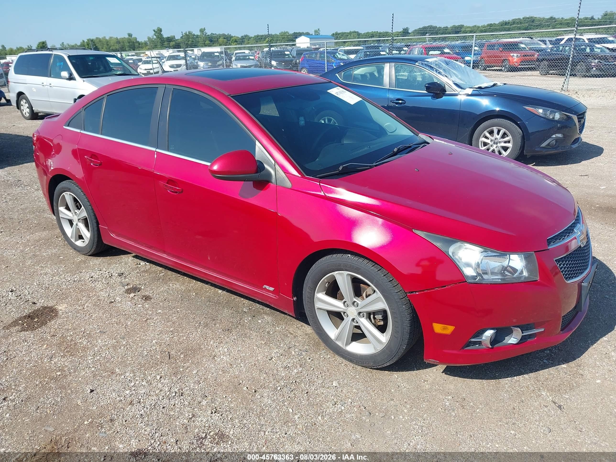 2012 Chevrolet Cruze 2LT, VIN 1G1PG5SCXC7173690 — Normal wear