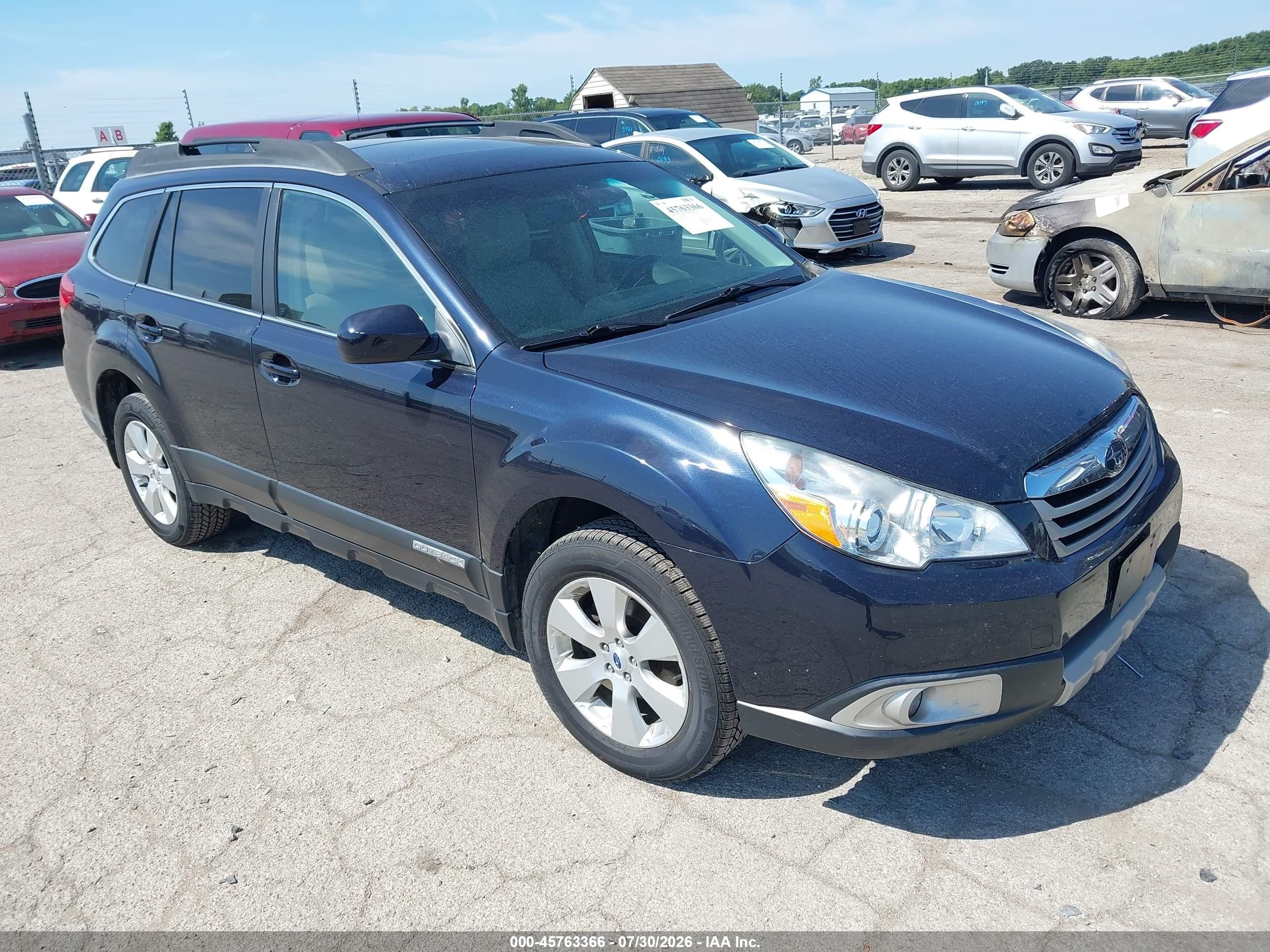 2012 Subaru Outback Limited, VIN 4S4BRCKC8C3243786 — Normal wear