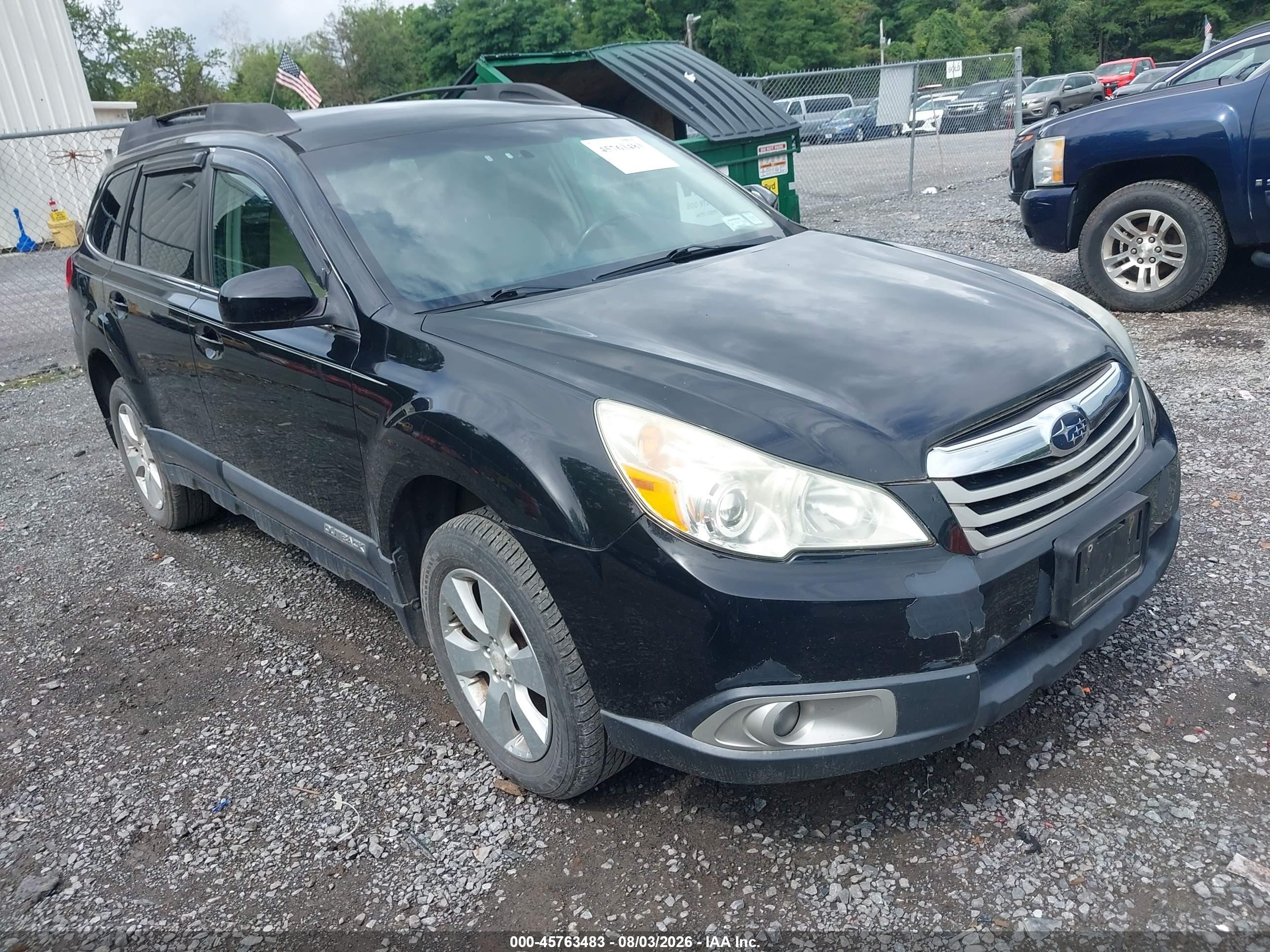2011 Subaru Outback Premium, VIN 4S4BRBCC1B3330694 — Обычный износ