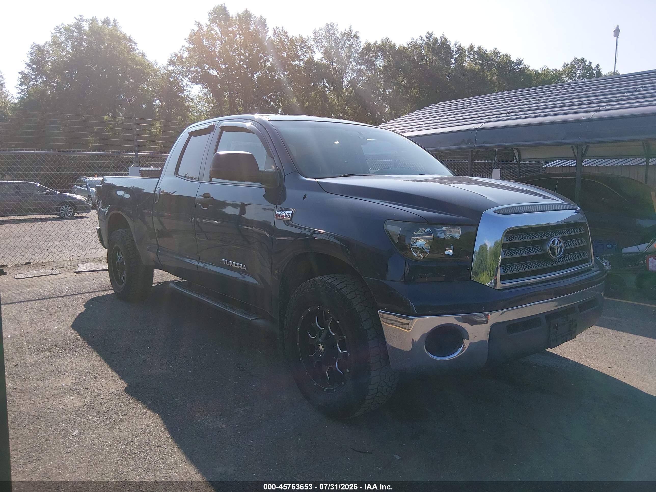 2009 Toyota Tundra SR5, VIN 5TFBV54119X087325 — Зад