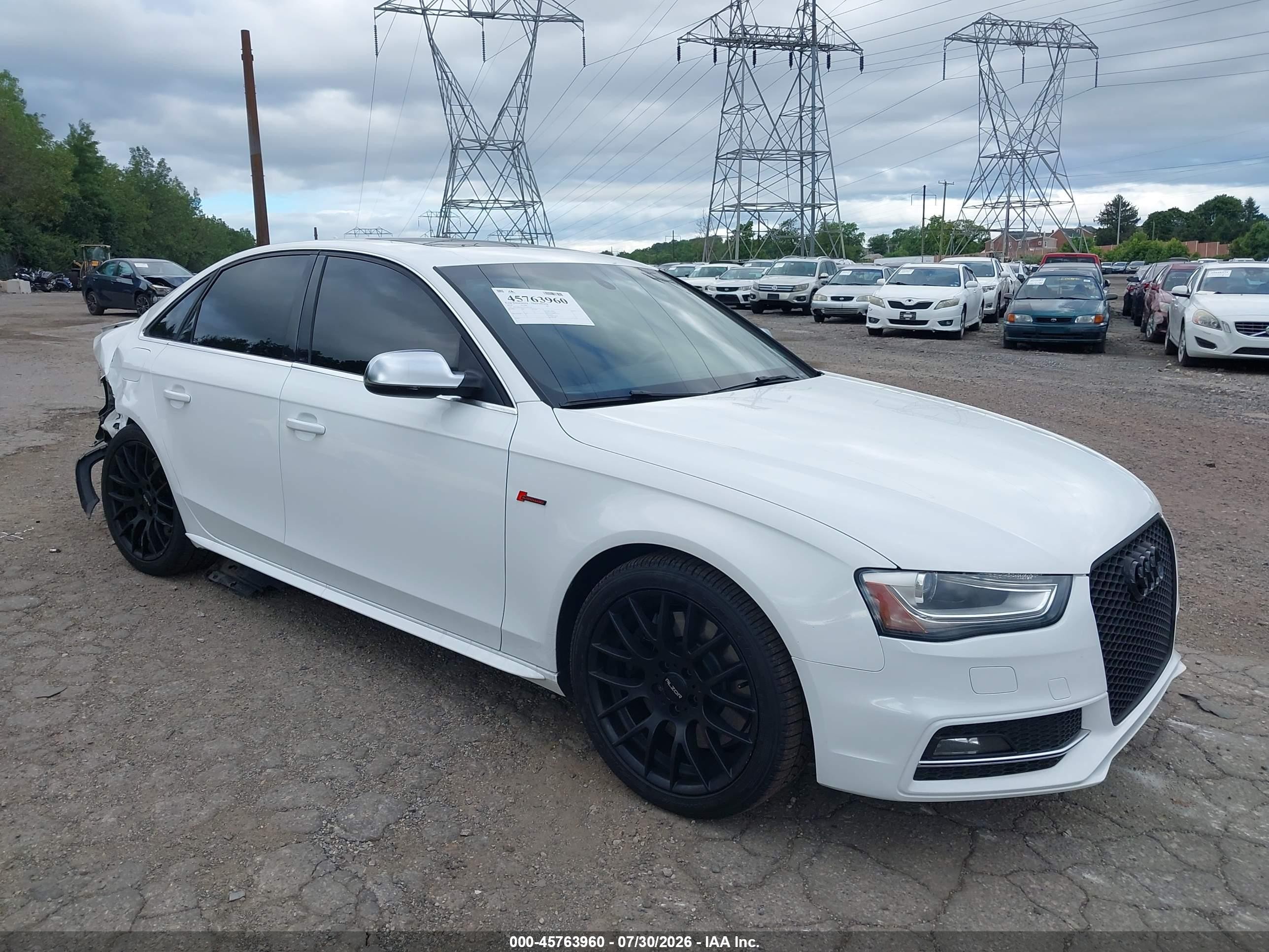 2014 Audi S4 Premium Plus, VIN WAUBGAFL5EA016124 — Rear end
