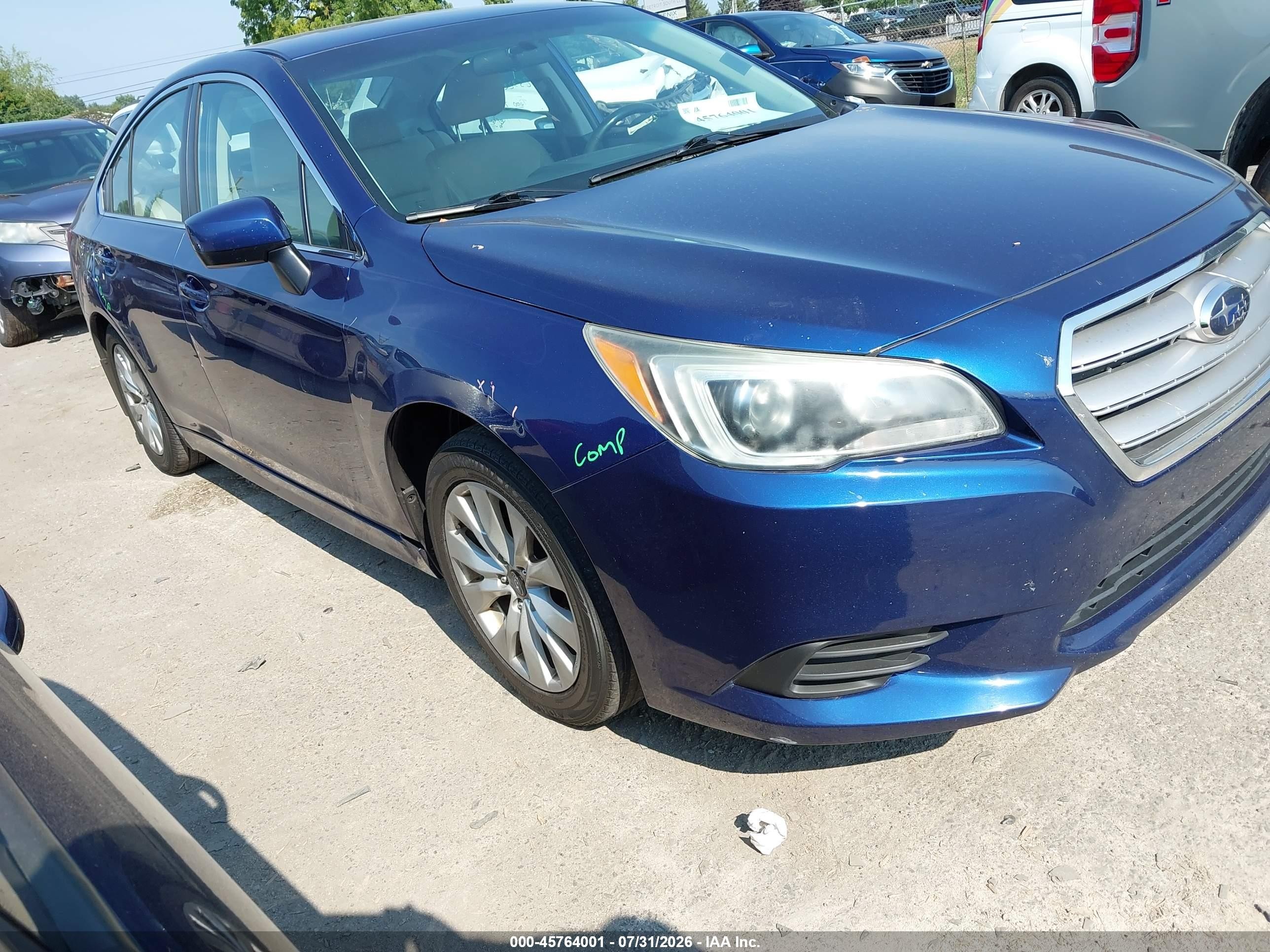 2017 Subaru Legacy Premium, VIN 4S3BNAC6XH3025126 — All over