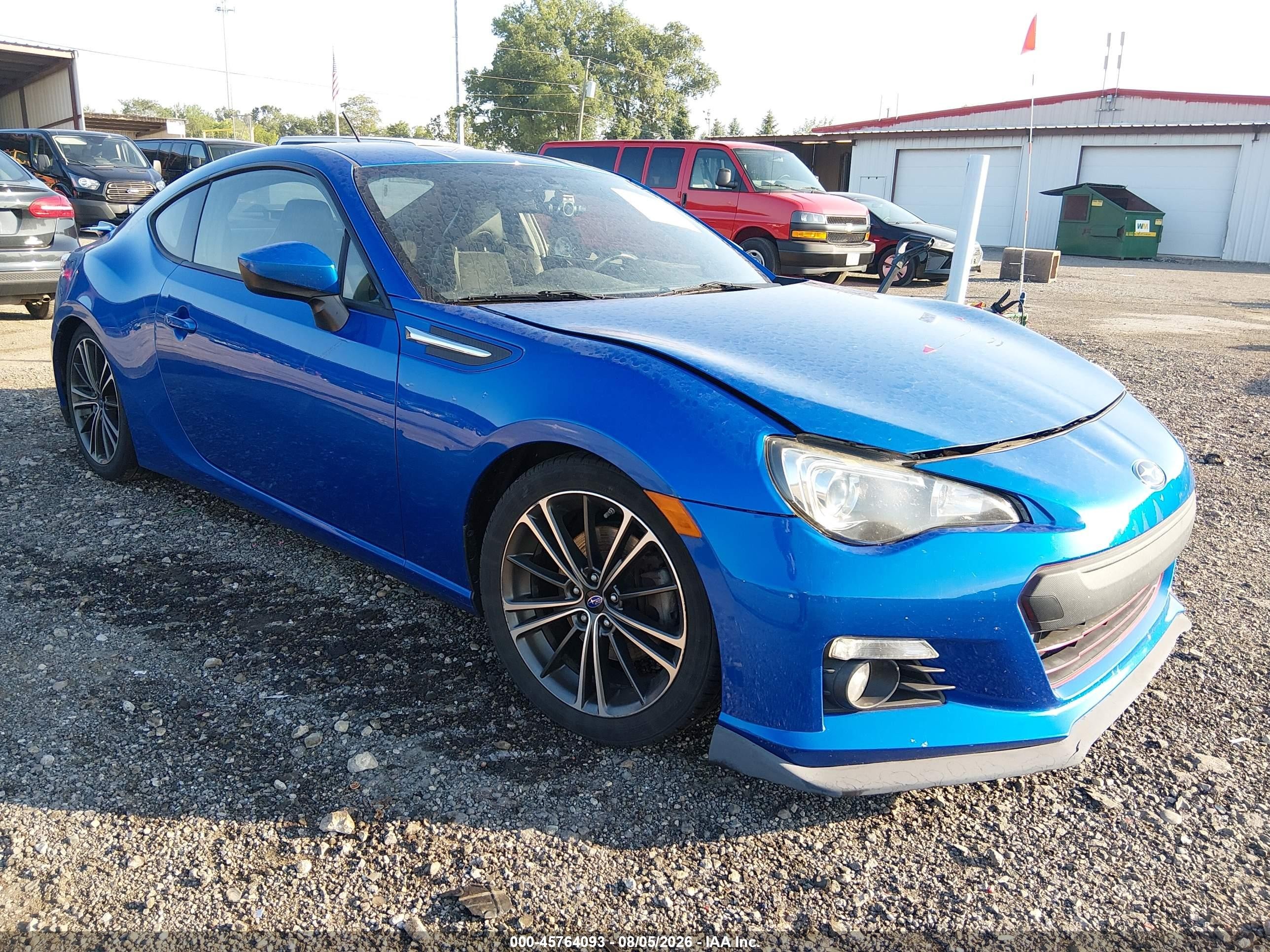 2013 Subaru BRZ Limited, VIN JF1ZCAC12D2611723 — Normal wear