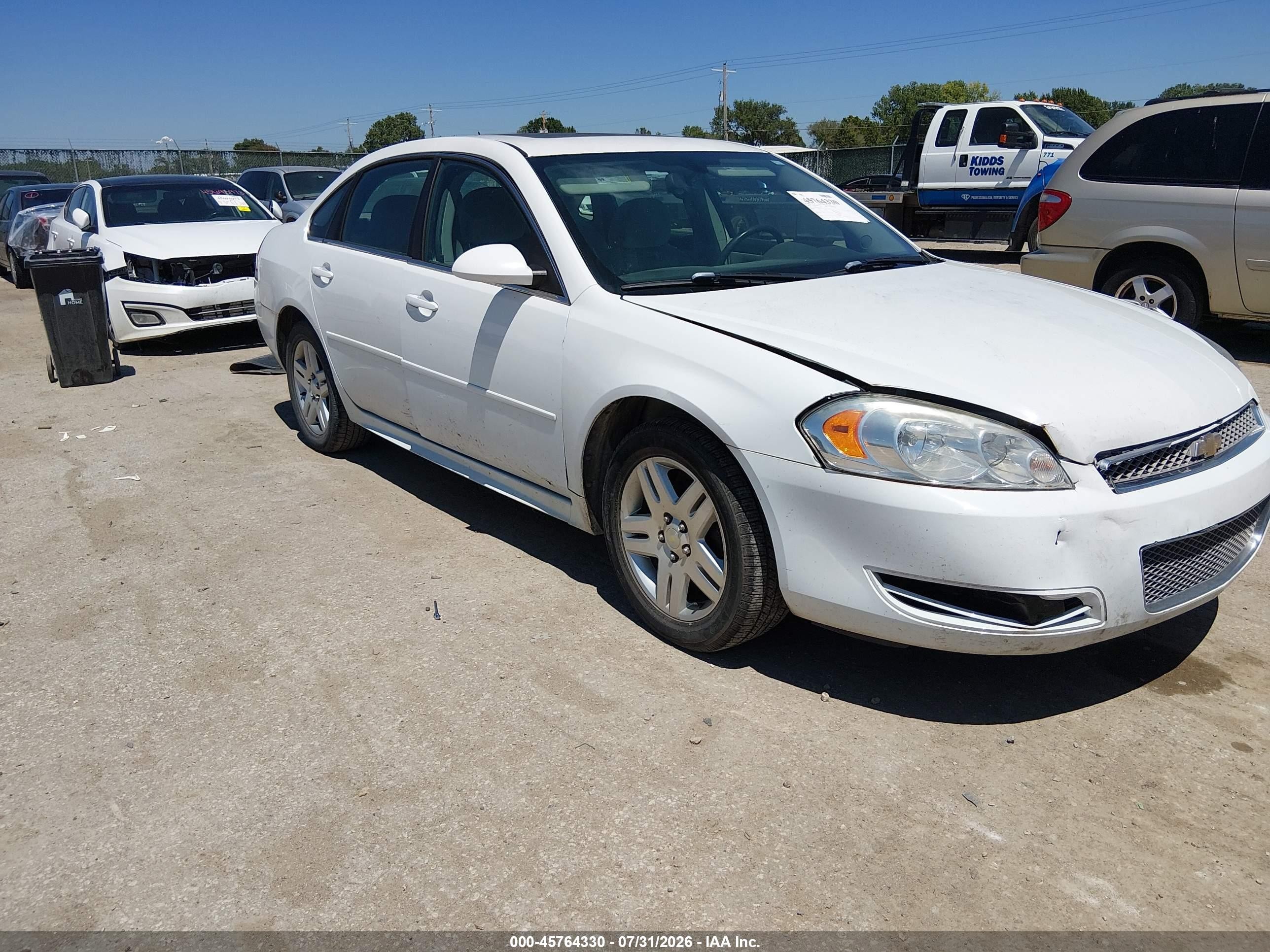 2014 Chevrolet Impala LT, VIN 2G1WB5E39E1179745 — Обычный износ