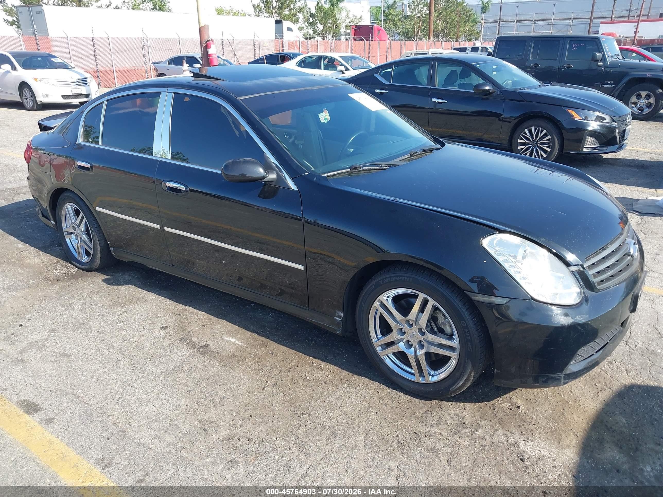 2005 Infiniti G35, VIN JNKCV51E95M205319 — Normal wear